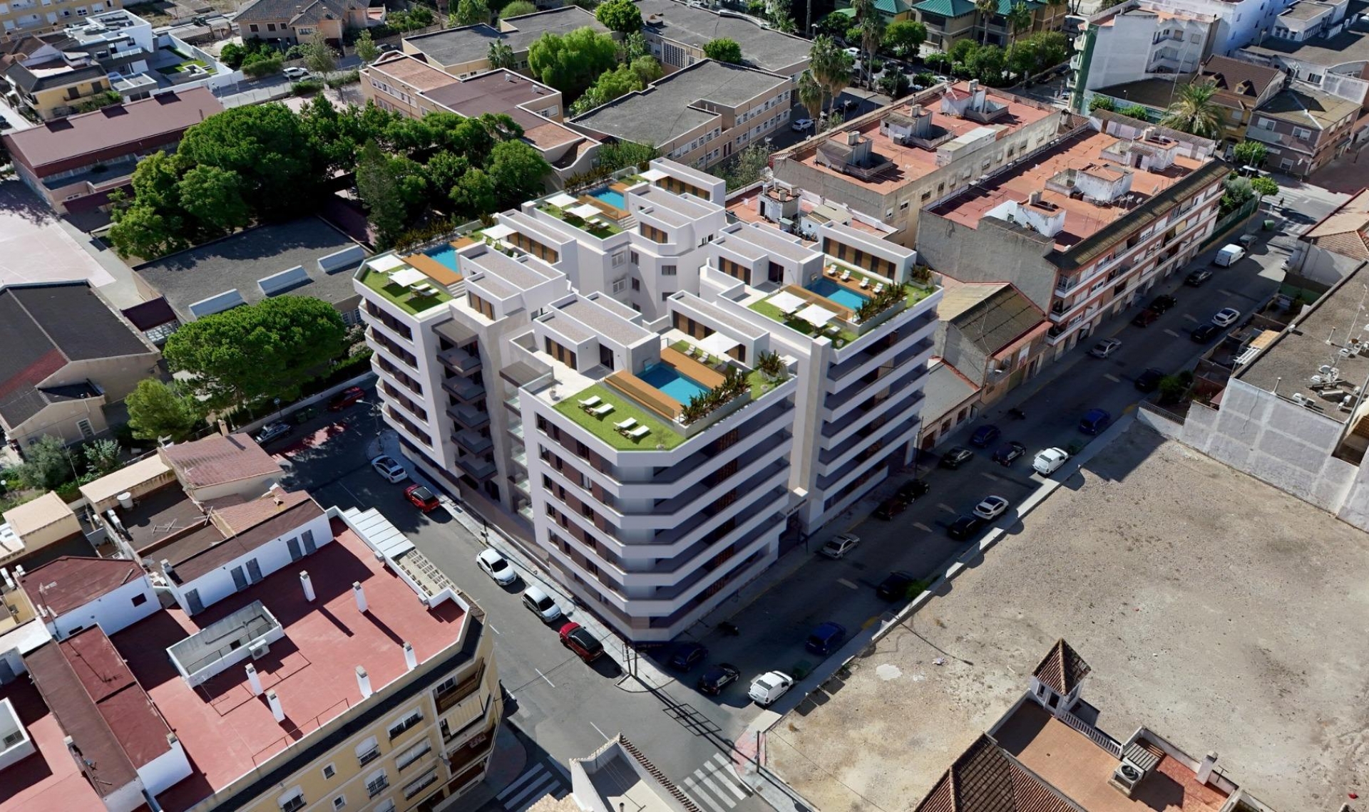 New Build - Apartment -
Almoradí - Center