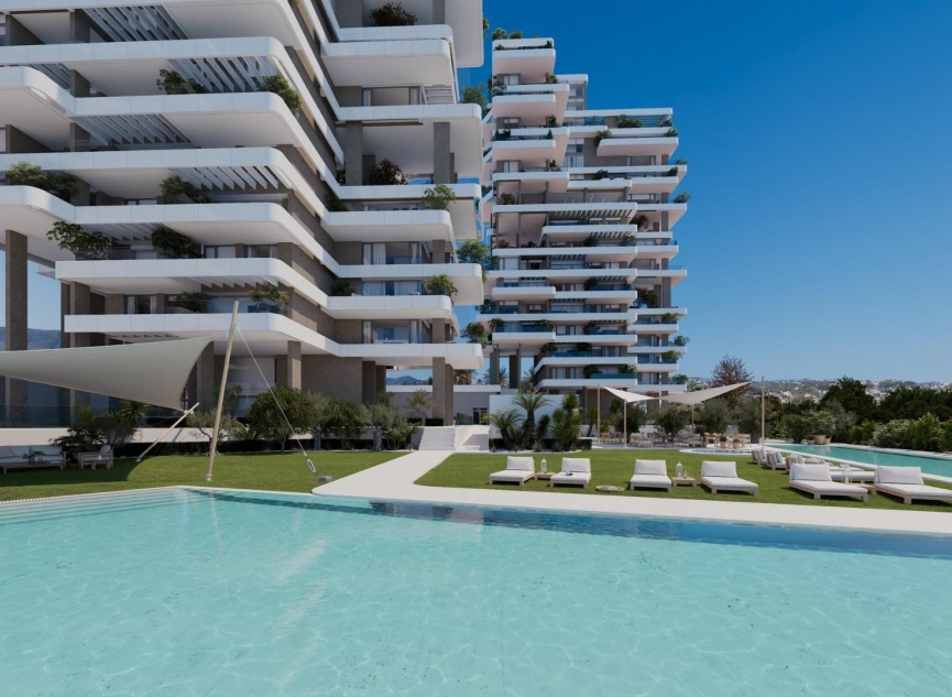 New Build - Apartment -
Calpe - Marisol park