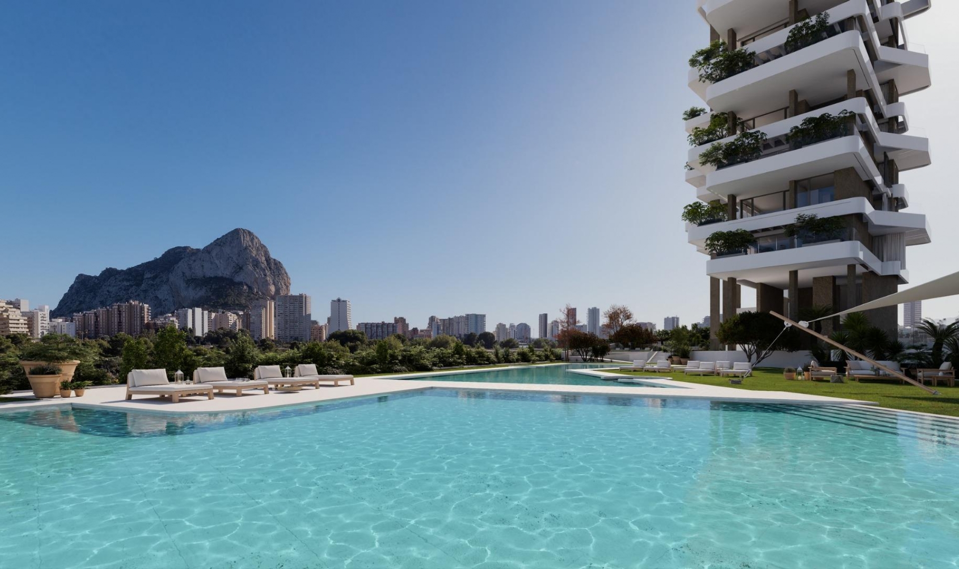 New Build - Apartment -
Calpe - Marisol park