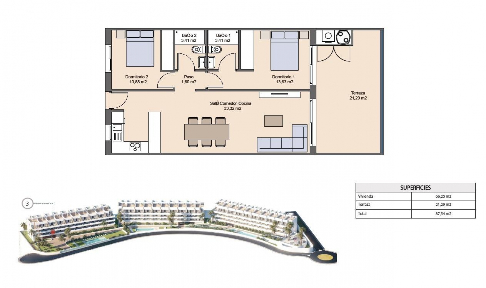 New Build - Apartment -
Finestrat - Balcon de finestrat
