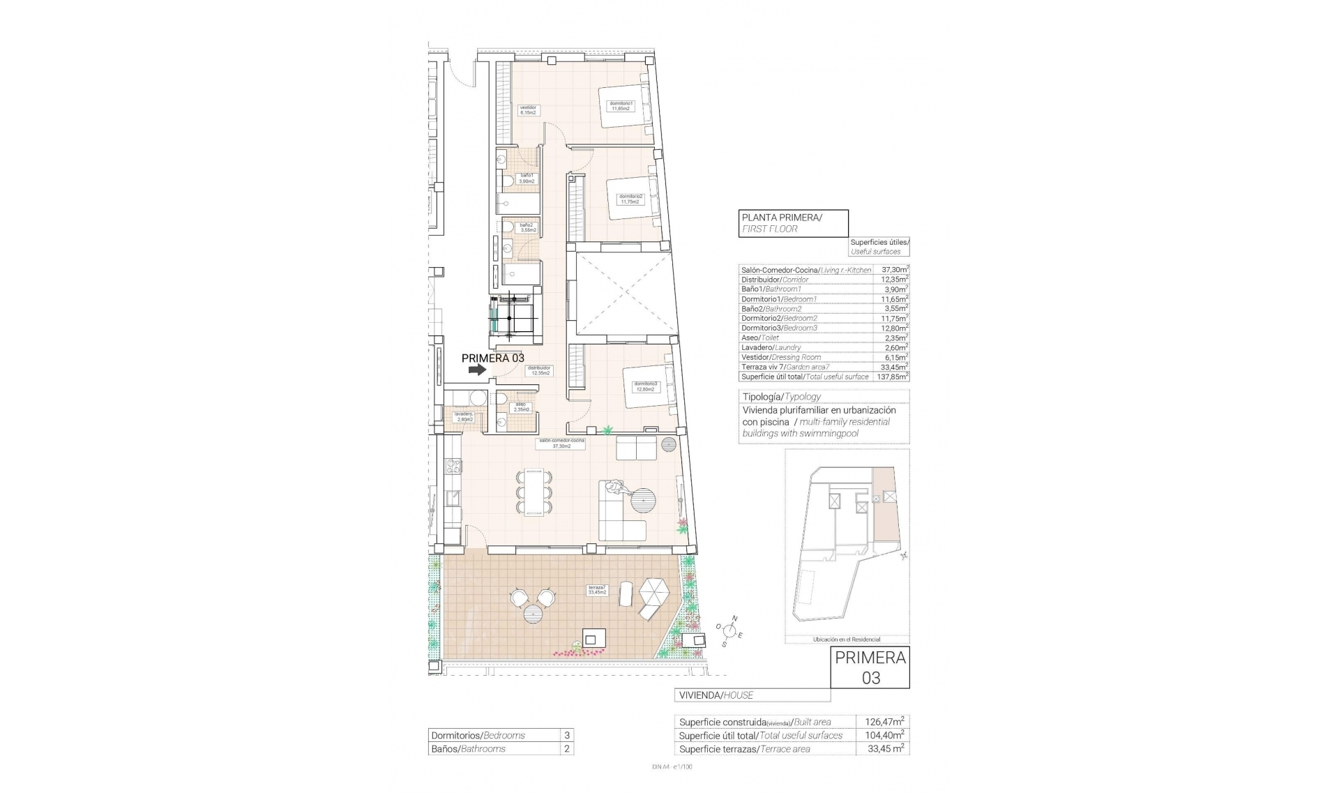 New Build - Apartment -
Hondón de las Nieves - Pueblo