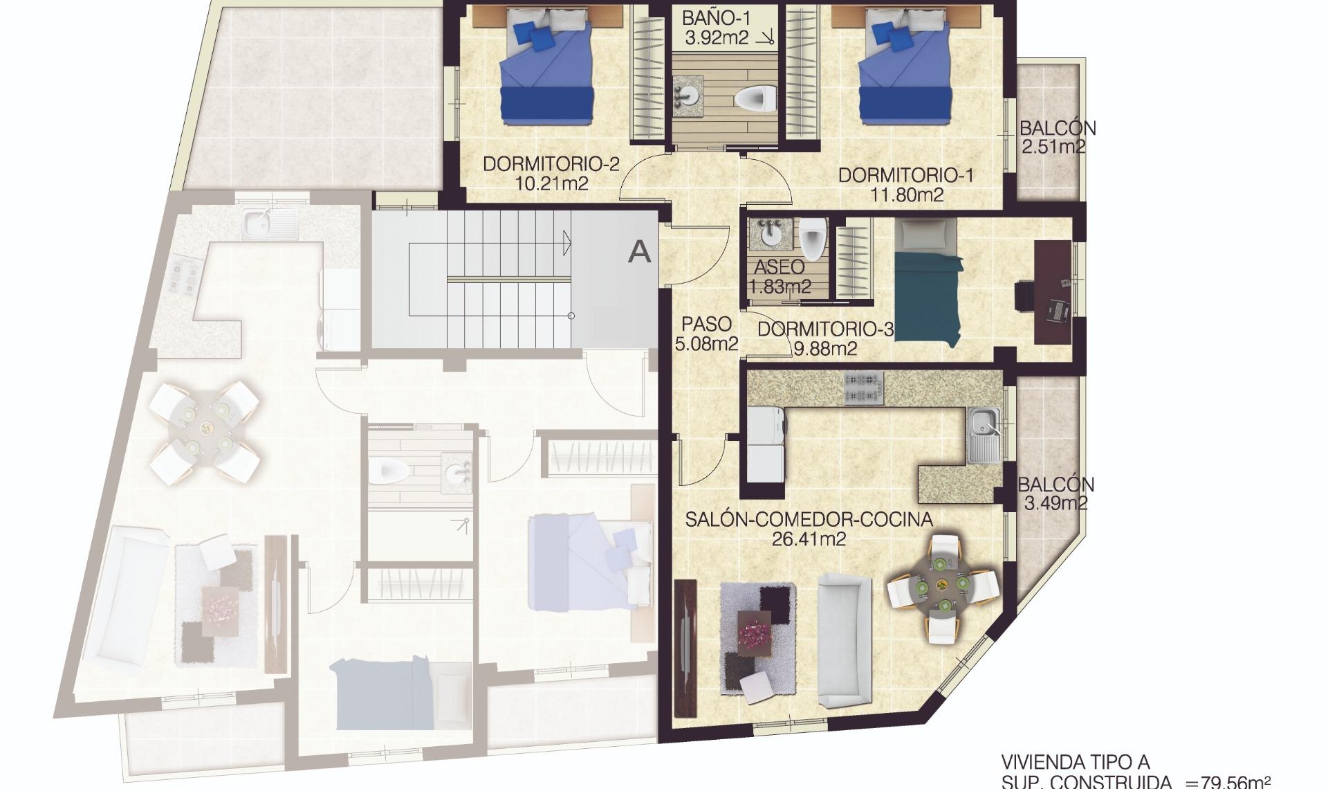 New Build - Apartment -
Jacarilla - pueblo