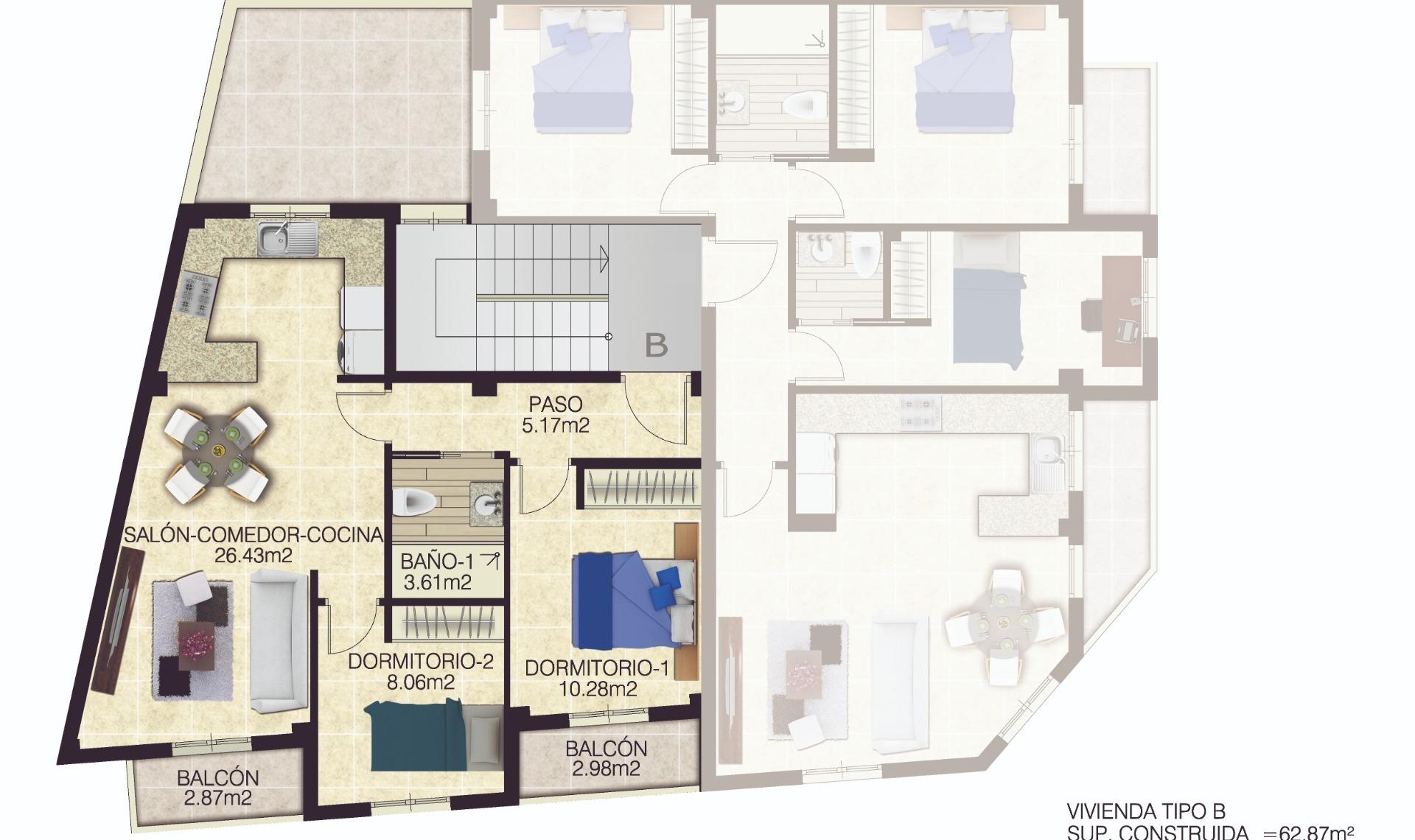 New Build - Apartment -
Jacarilla - pueblo