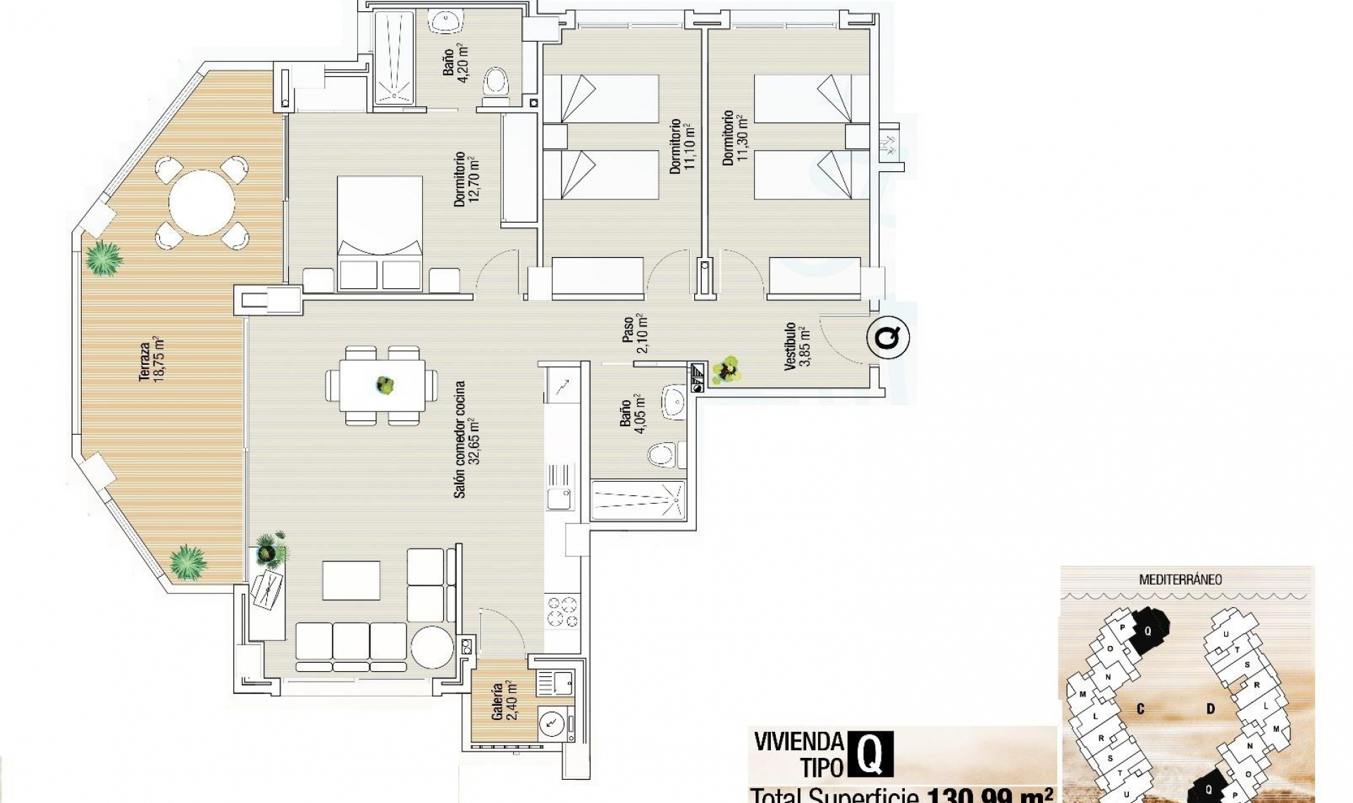 New Build - Apartment -
La Manga