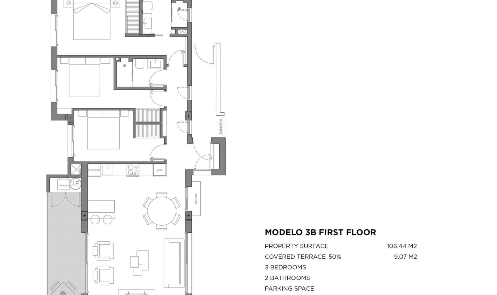 New Build - Apartment -
Los Alcázares - Parque Diana