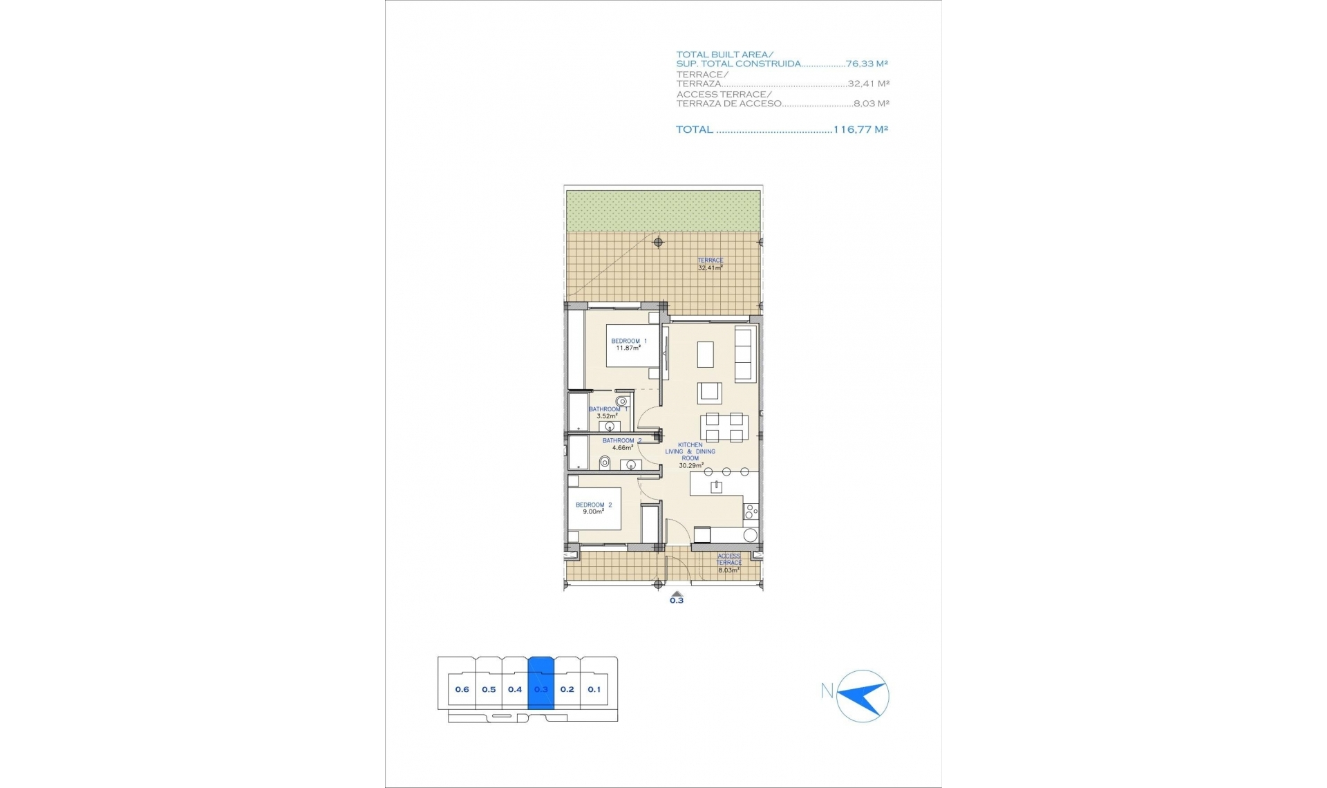 New Build - Apartment -
Los Alcázares - Serena Golf