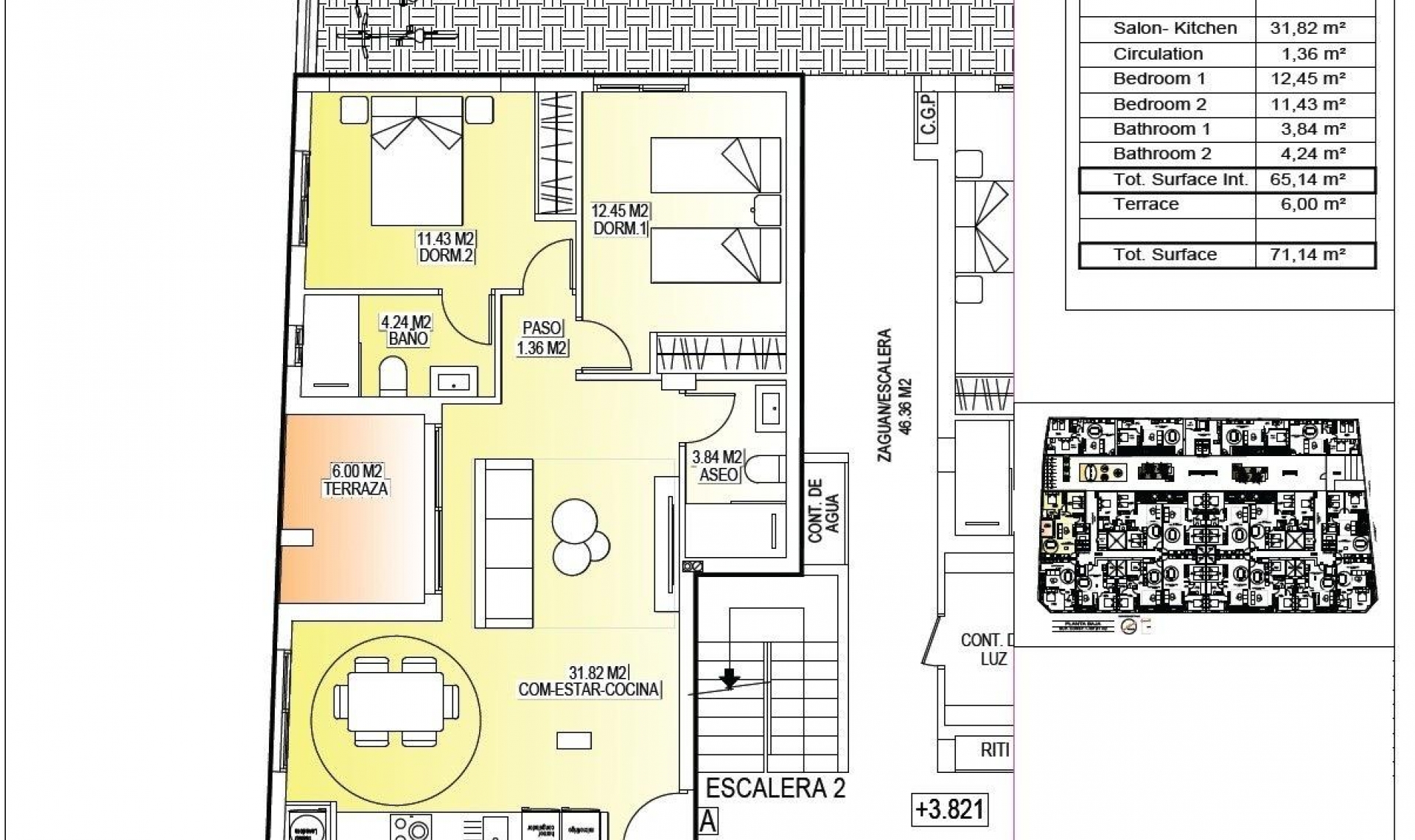 New Build - Apartment -
San Miguel - Pueblo