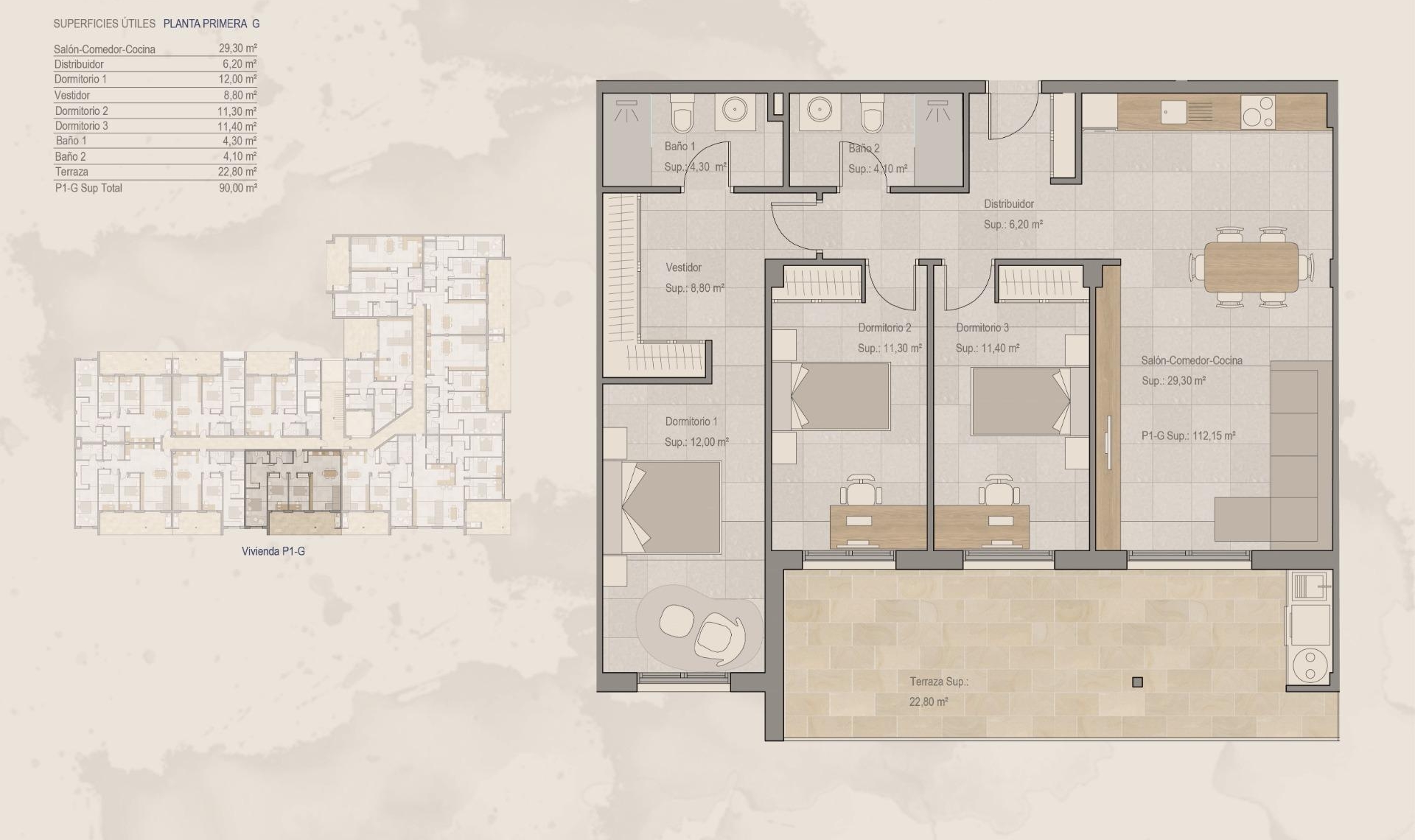 New Build - Apartment -
Torre Pacheco - Centro