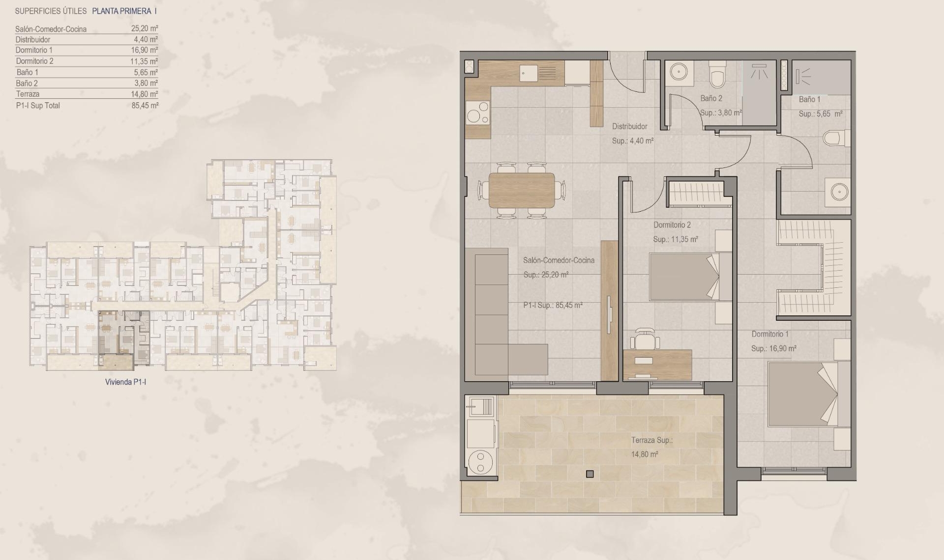 New Build - Apartment -
Torre Pacheco - Centro