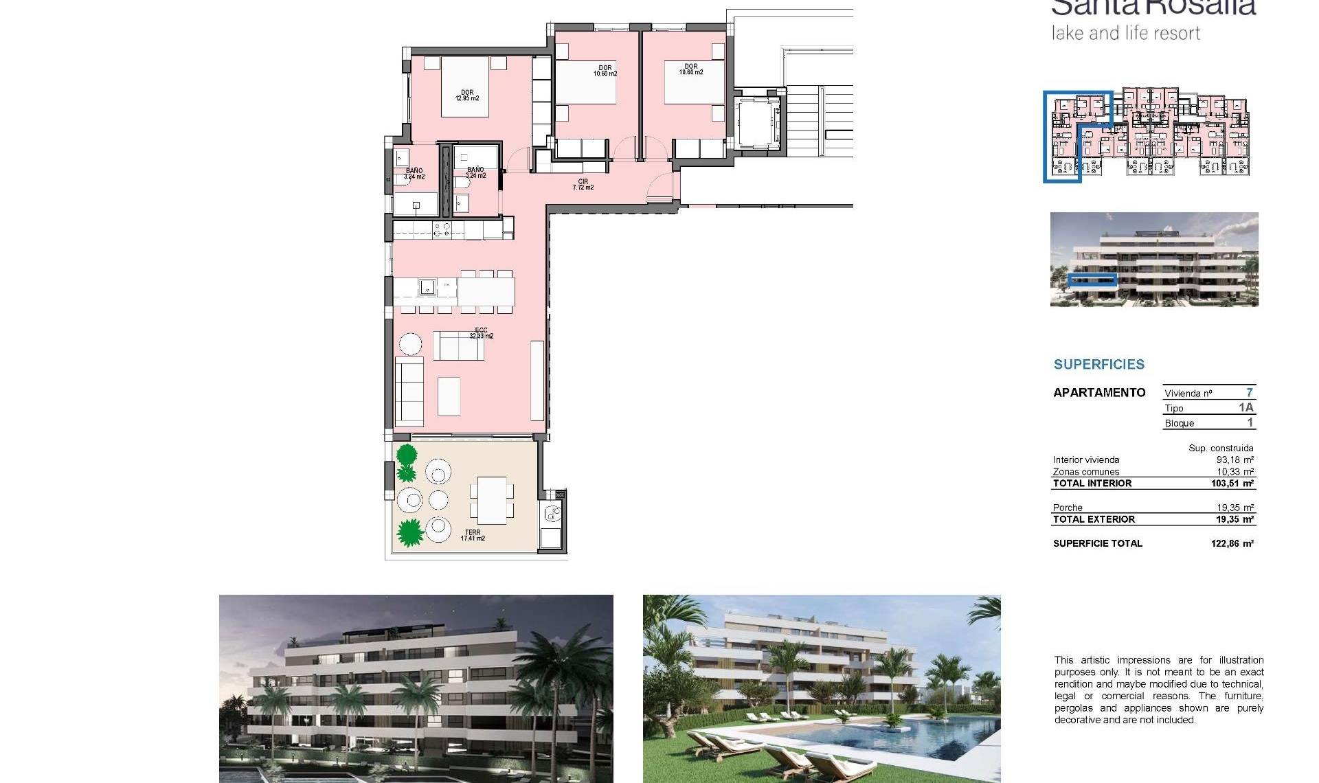 New Build - Apartment -
Torre Pacheco - Santa Rosalia Lake And Life Resort