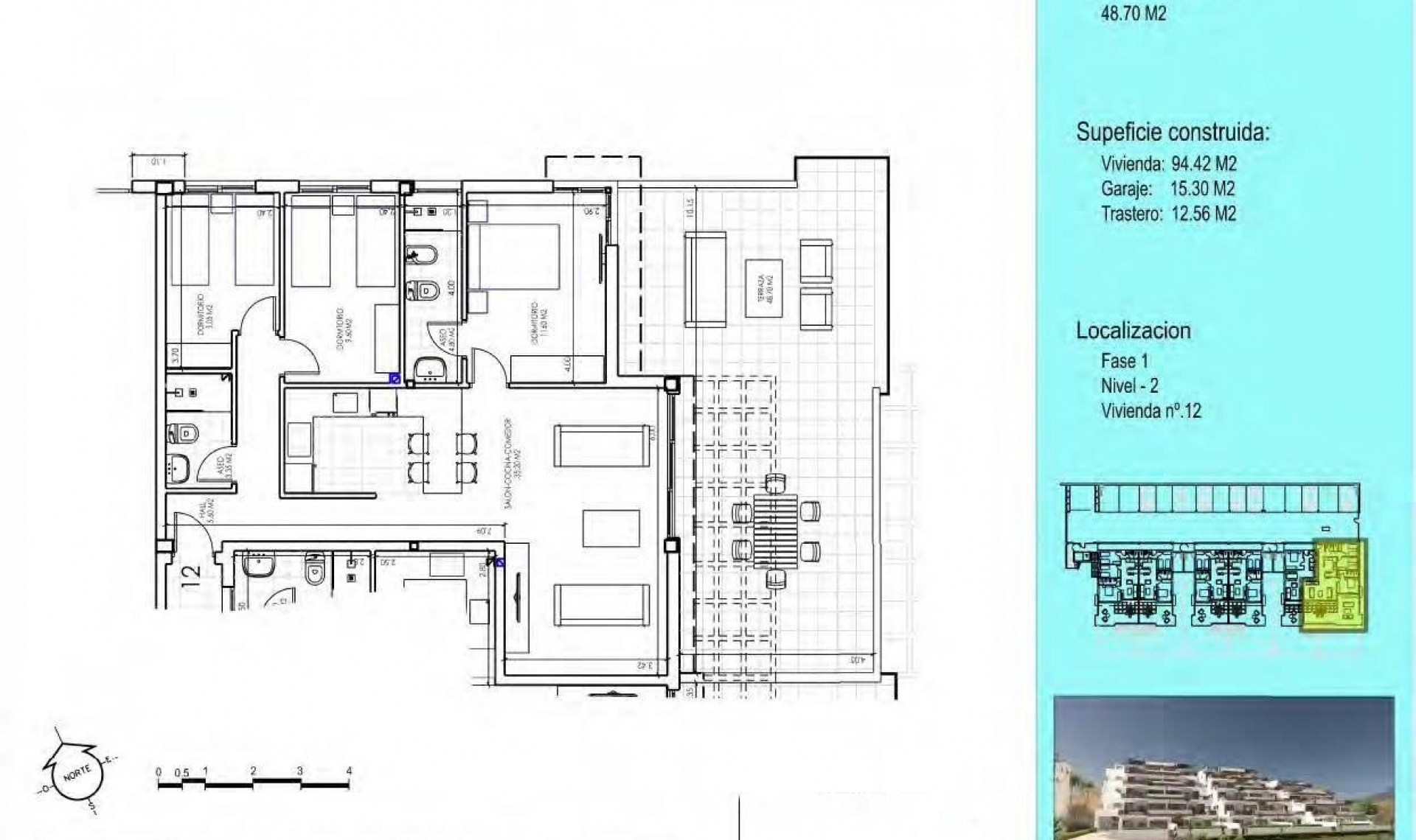 New Build - Apartment -
Vera - Vera playa