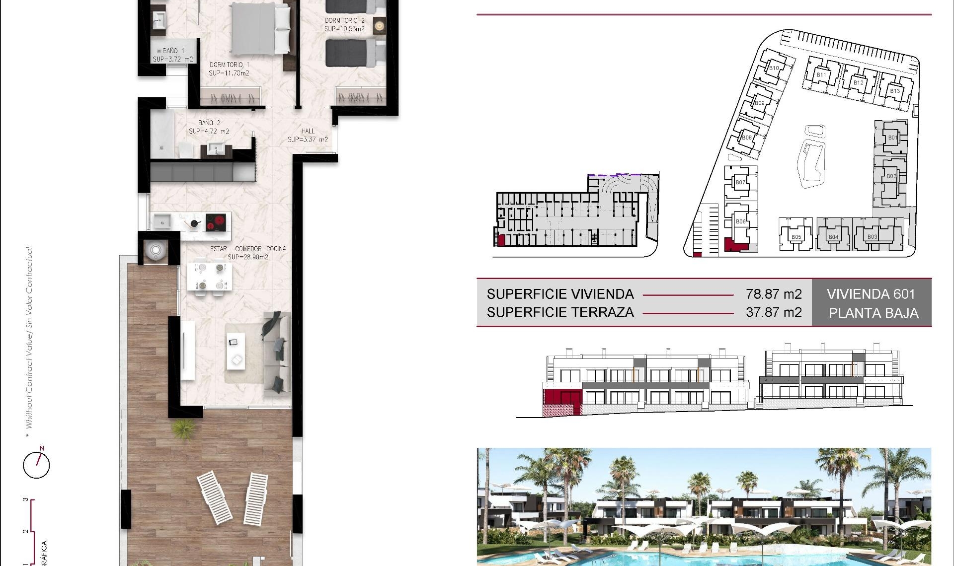 New Build - Bungalow -
Ciudad Quesada - Rojales - Lo Marabú