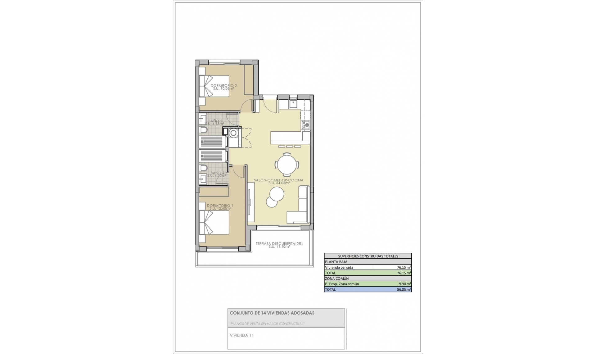 New Build - Bungalow -
Ciudad Quesada - Rojales - Pueblo