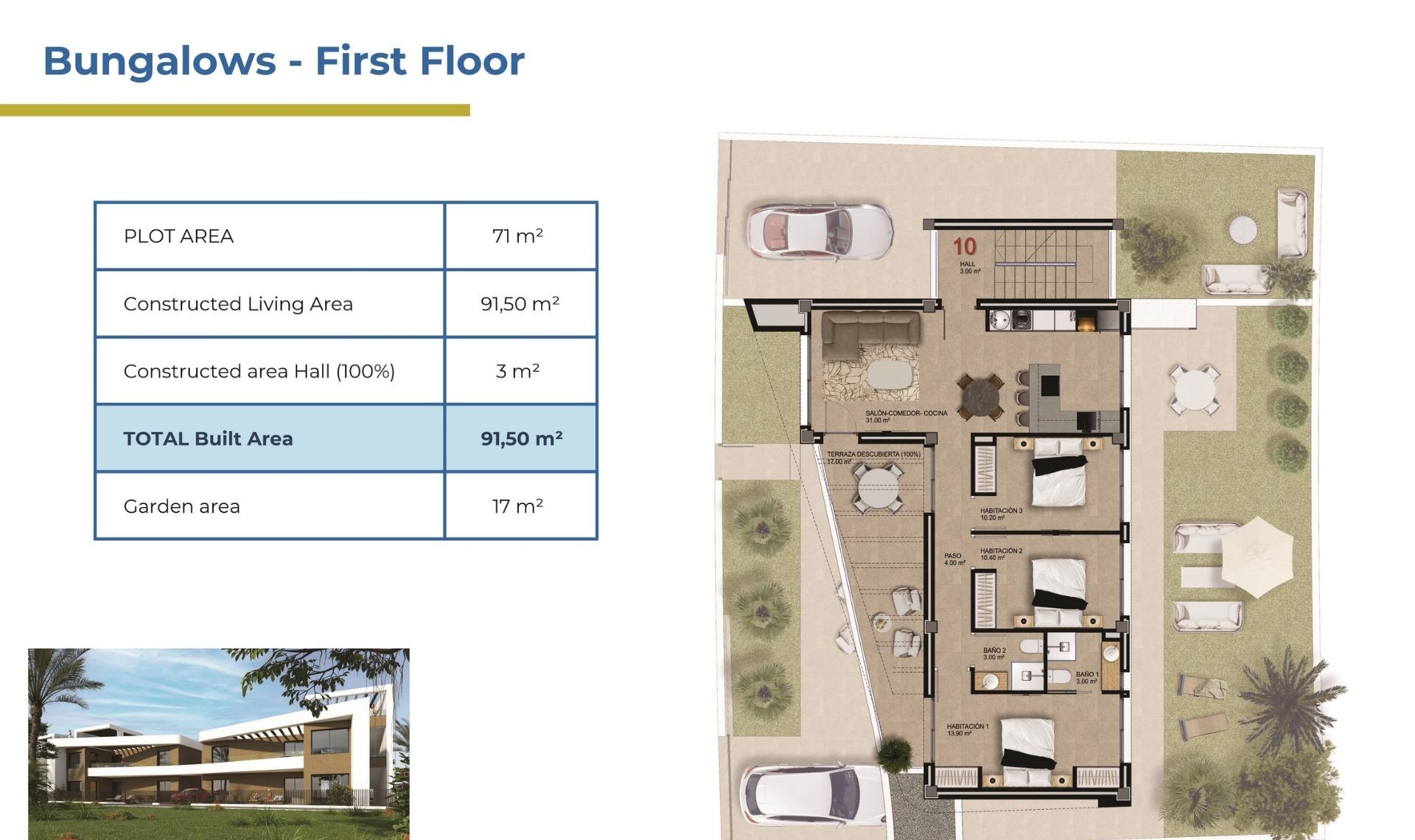 New Build - Bungalow -
Orihuela Costa - Punta Prima