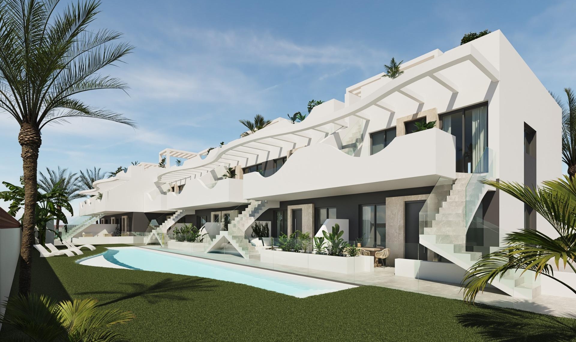 New Build - Bungalow -
Pilar de la Horadada - Parque Ramon eugenio Escudero
