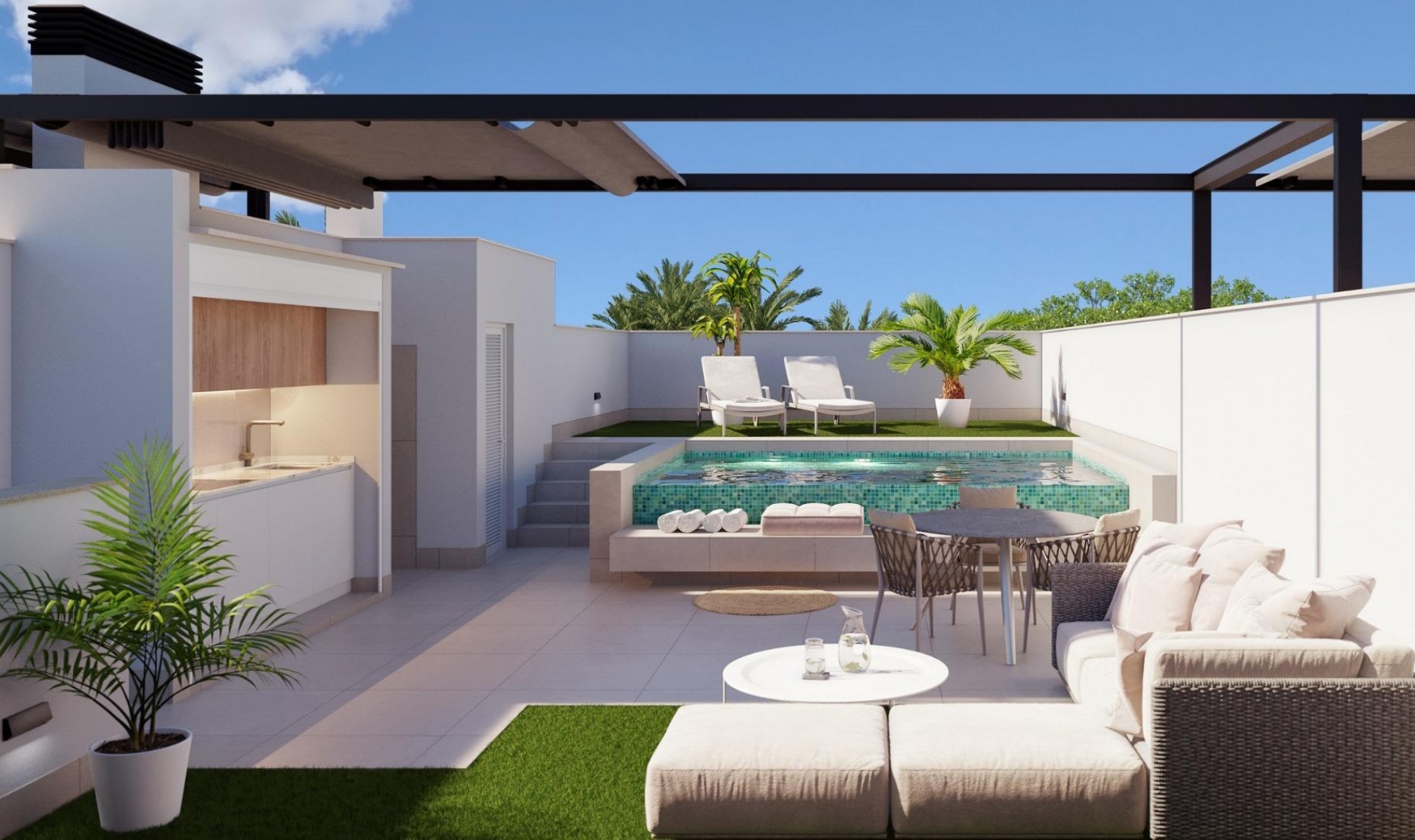 New Build - Bungalow -
Pilar de la Horadada - parques de Andromeda
