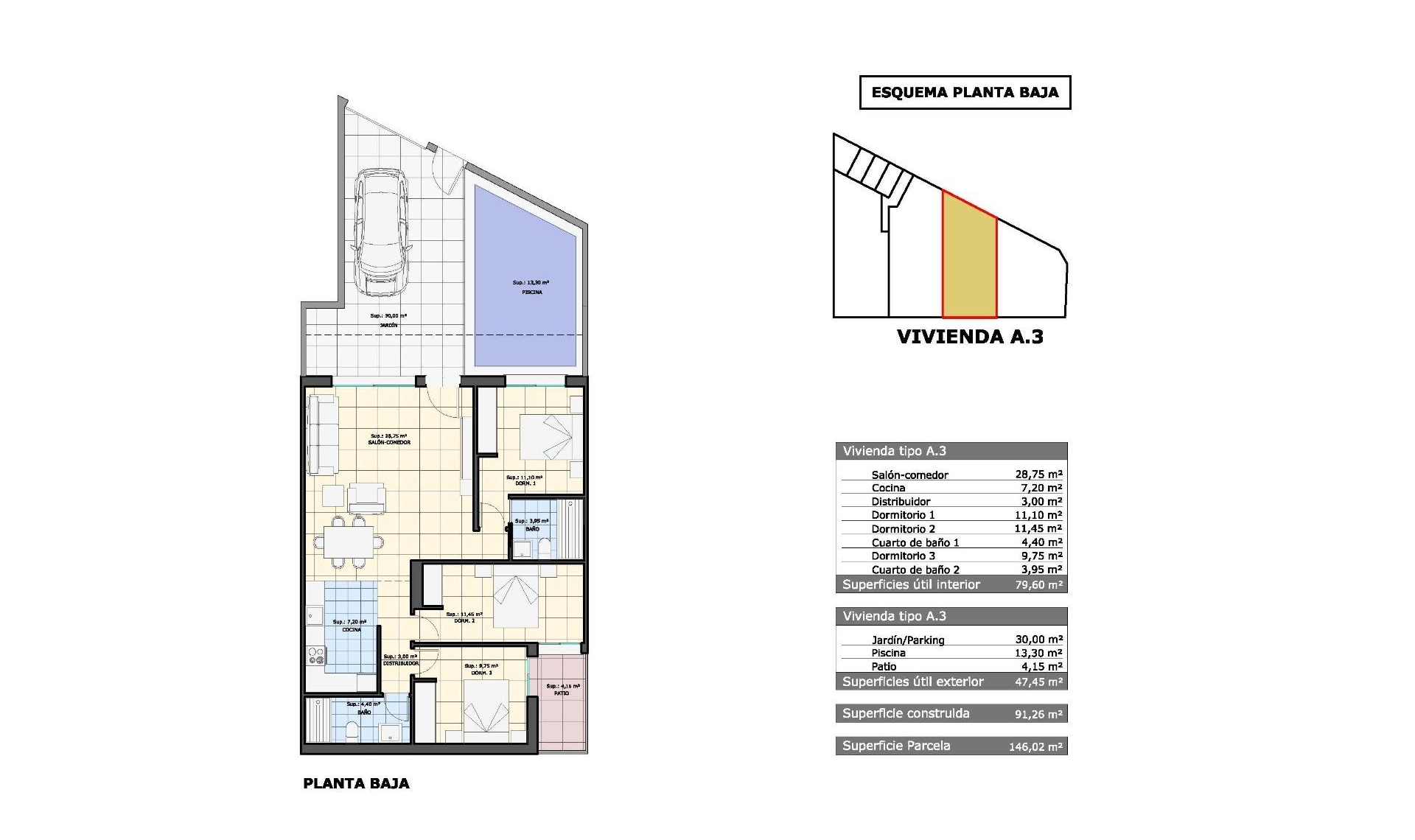 New Build - Bungalow -
Pilar de la Horadada - pueblo