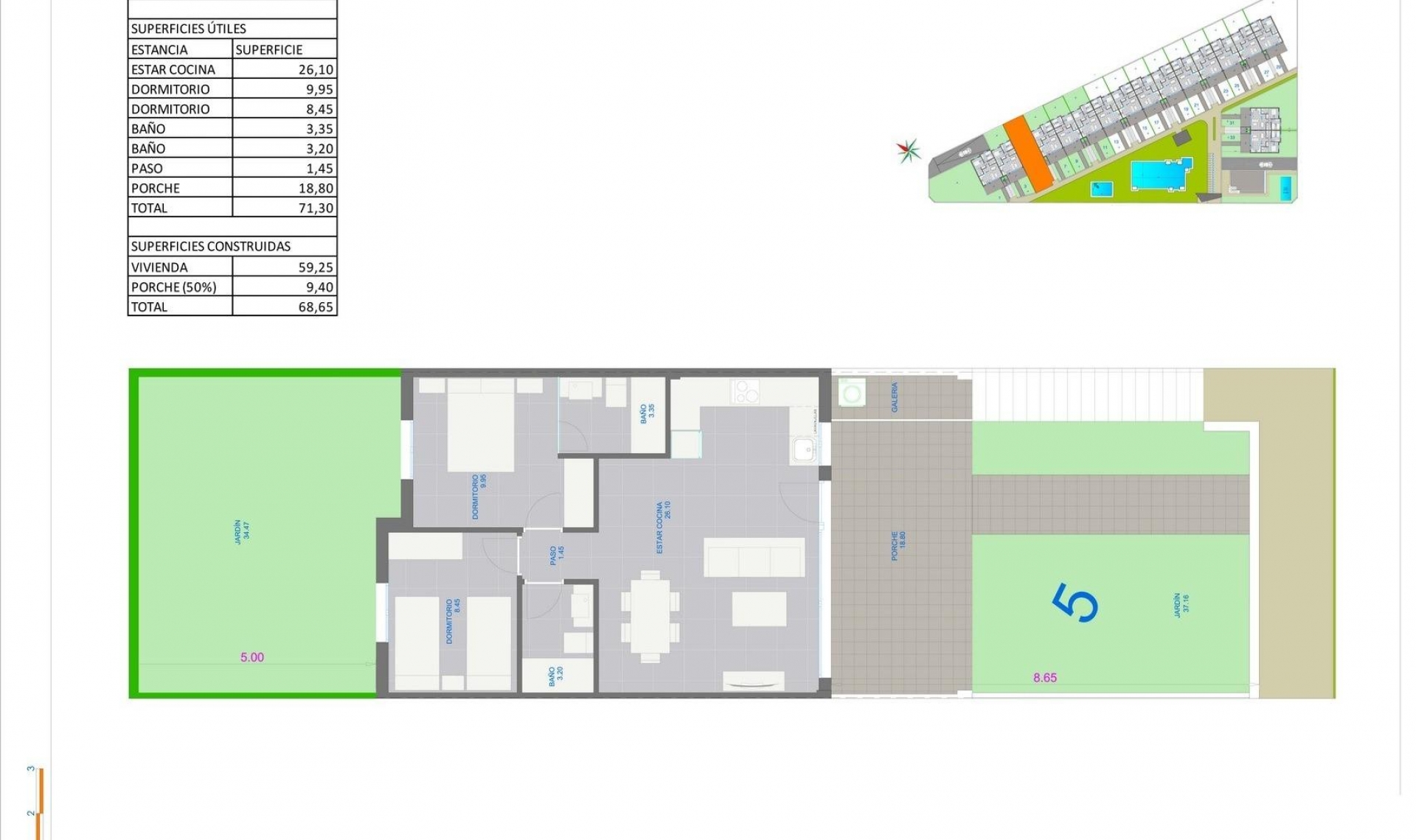 New Build - Bungalow -
Pilar de la Horadada - pueblo