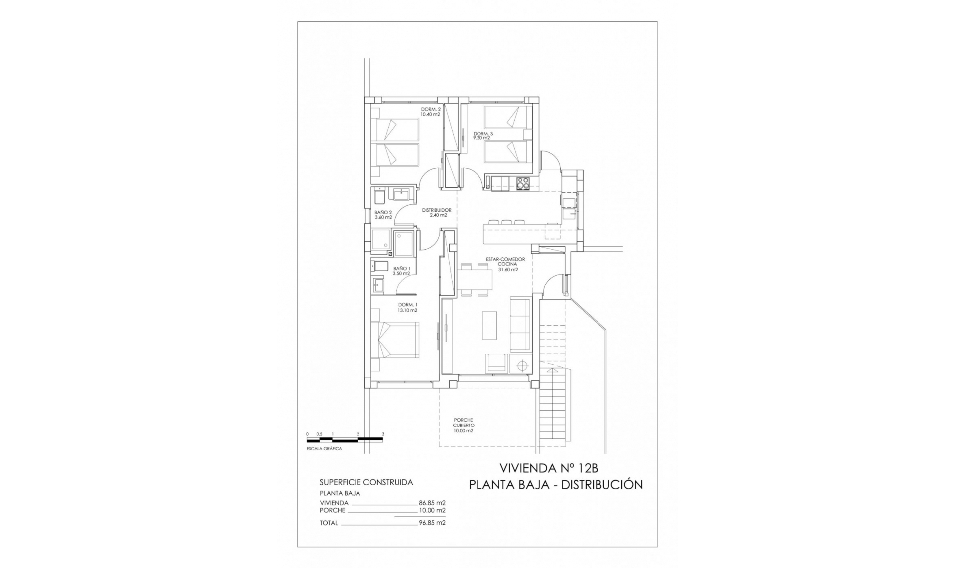 New Build - Bungalow -
San Miguel - VistaBella Golf