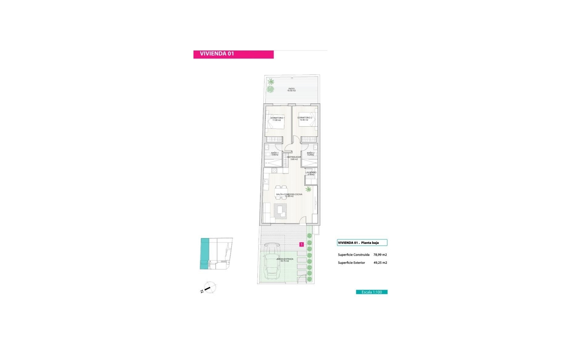 New Build - Bungalow -
San Pedro del Pinatar - Lo Pagan, San Pedro del Pinatar