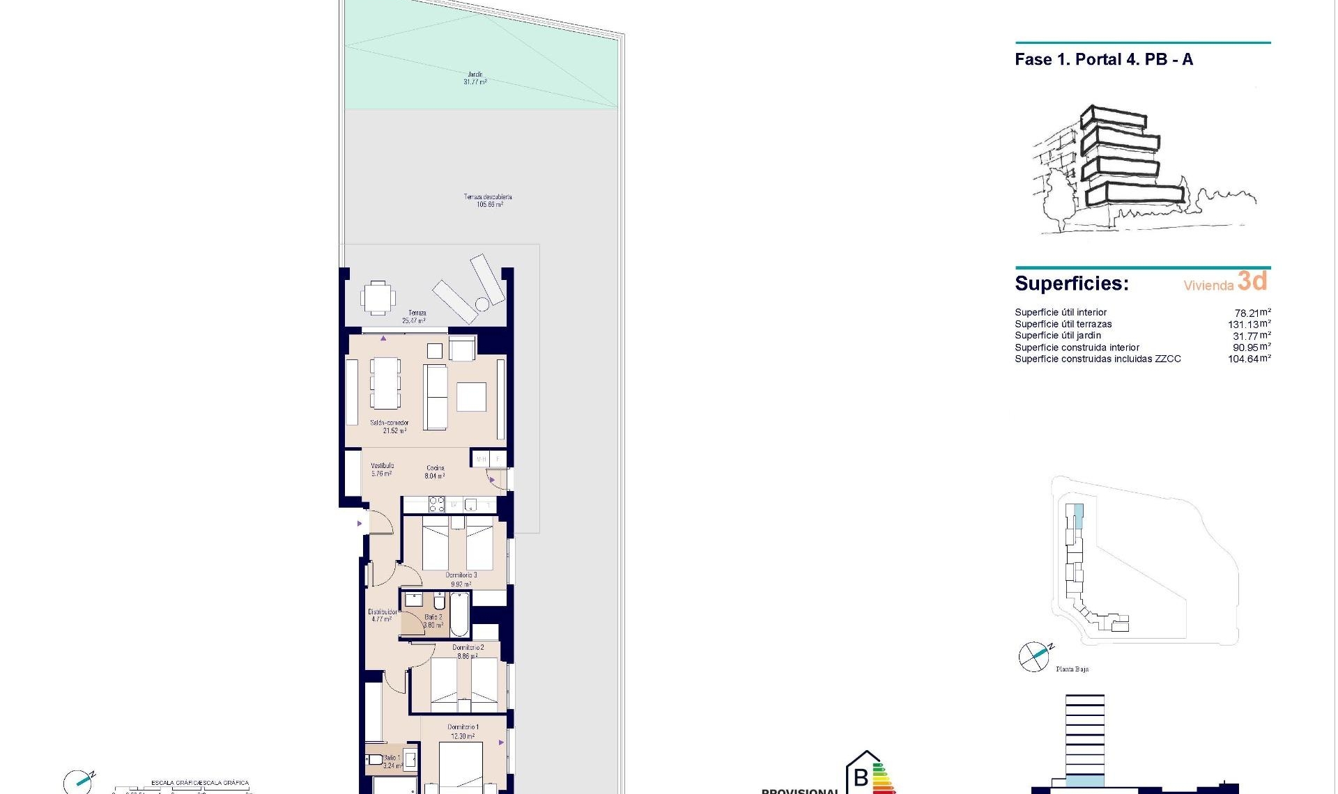 New Build - Ground floor apartment -
Alicante - PAU 1