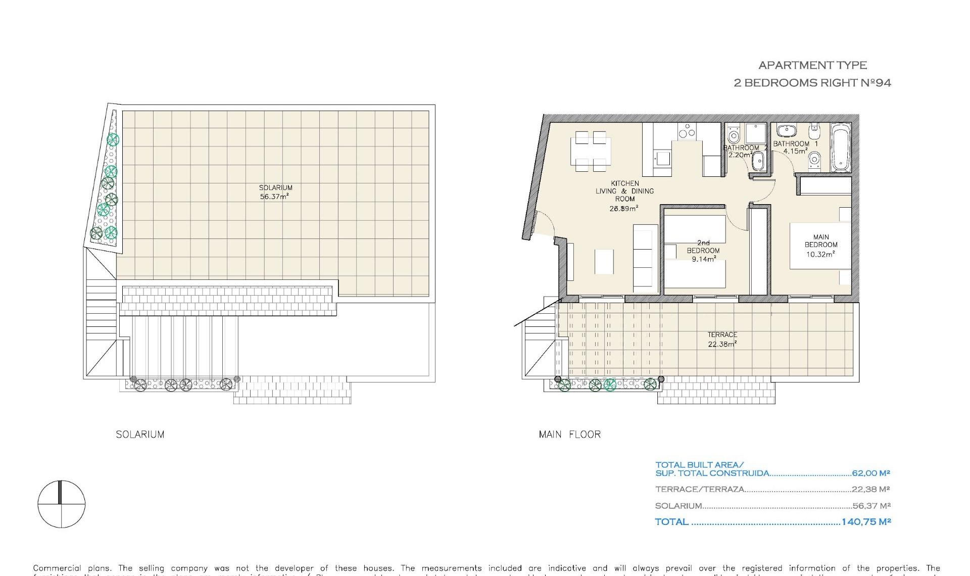 New Build - Penthouse -
Águilas - Collados