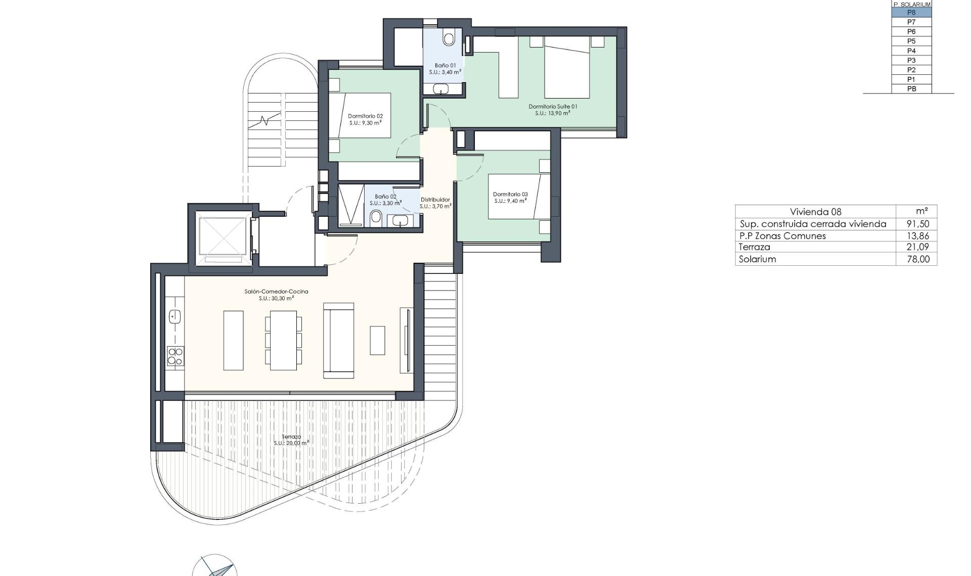 New Build - Penthouse -
Guardamar del Segura - Avenida del Puerto
