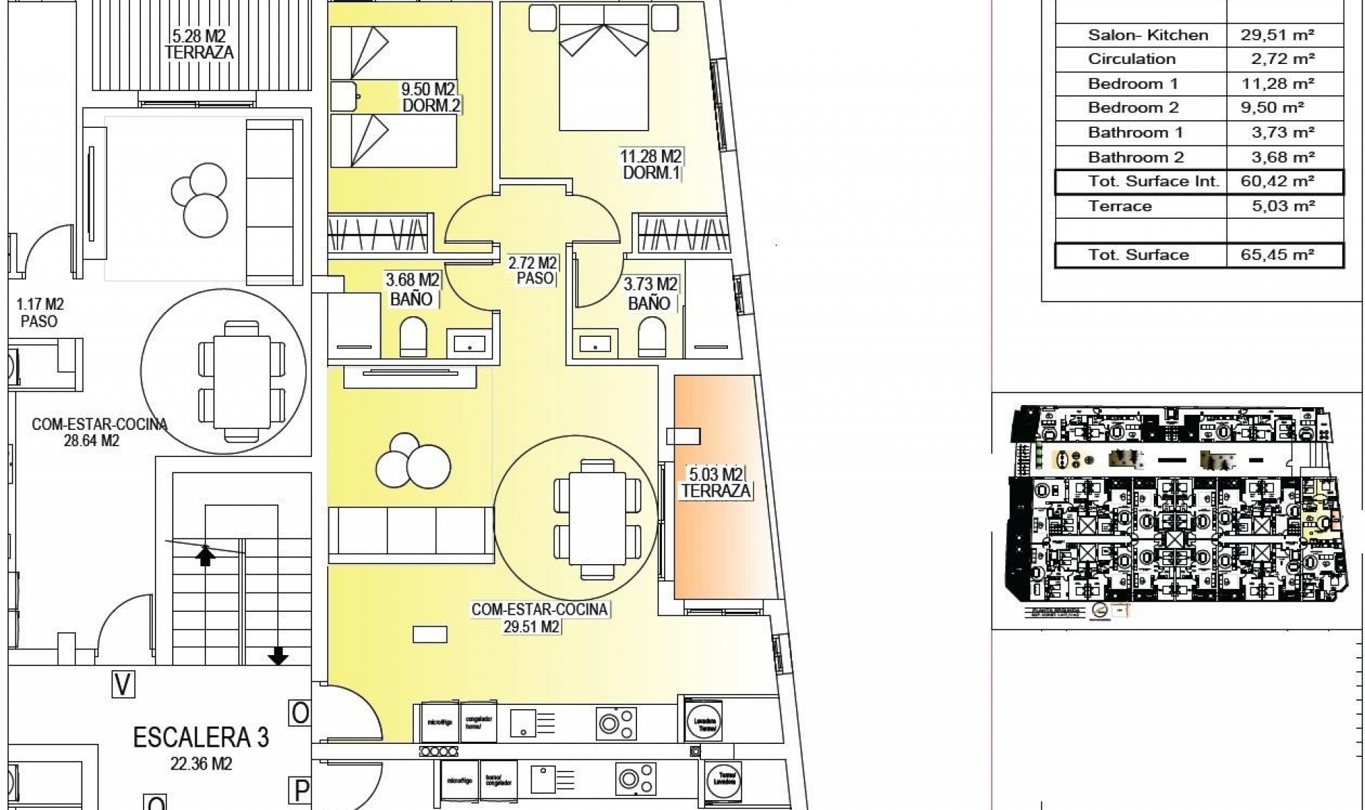 New Build - Penthouse -
San Miguel - Pueblo
