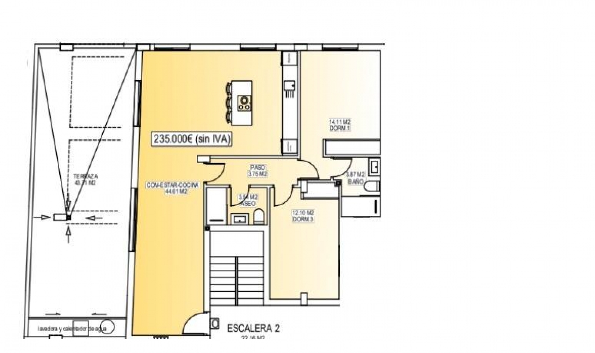 New Build - Penthouse -
San Miguel - Pueblo