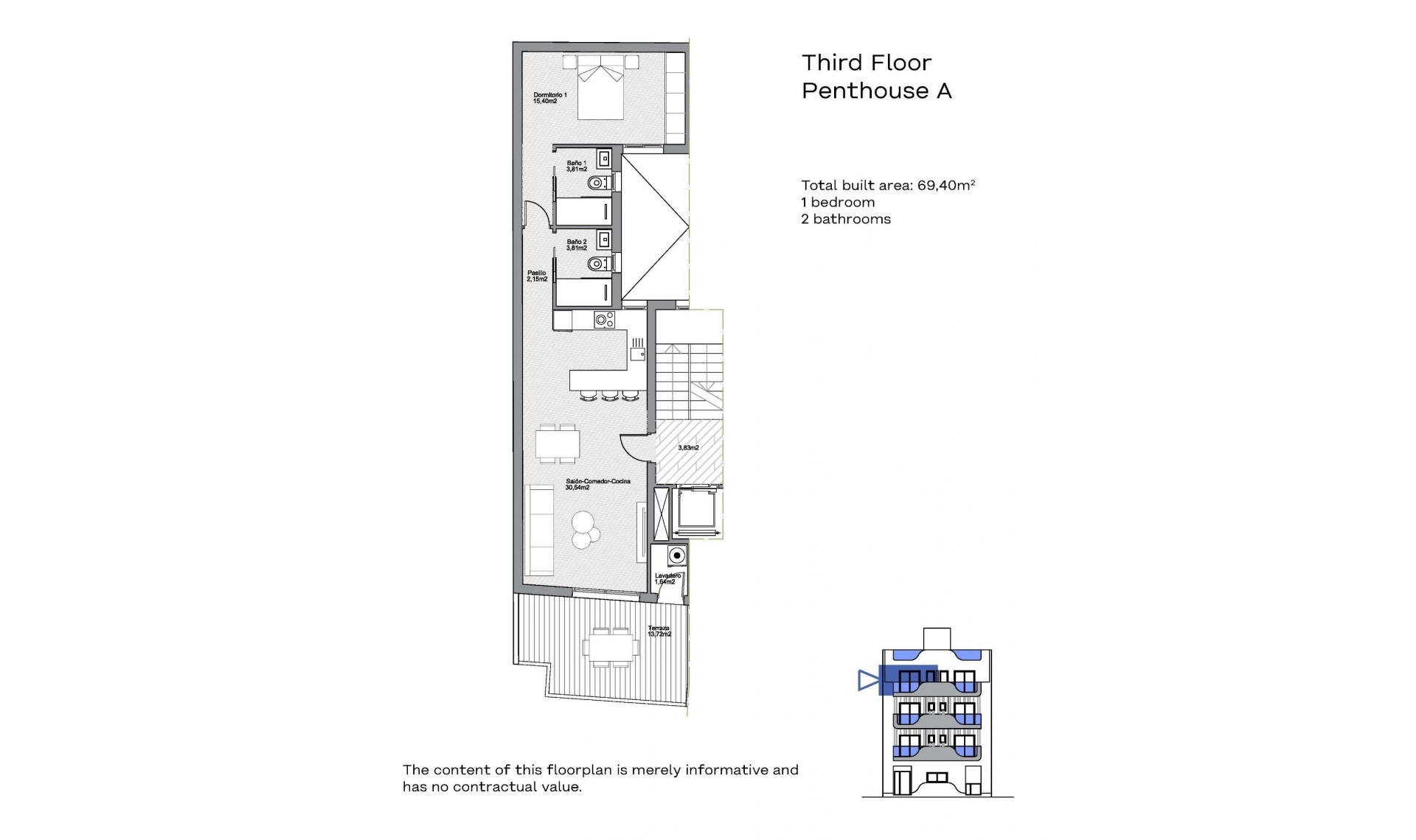 New Build - Penthouse -
Torrevieja - Centro