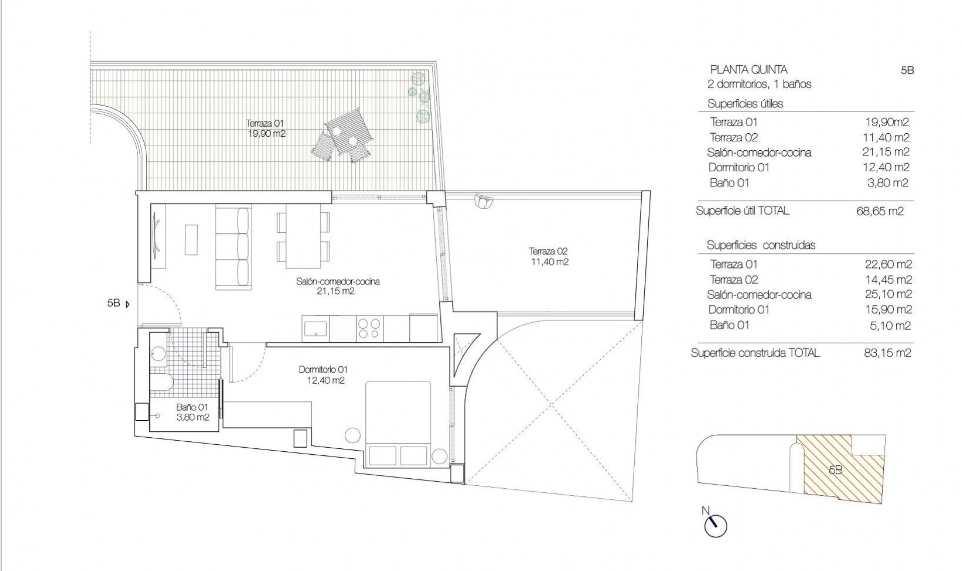 New Build - Penthouse -
Torrevieja - Playa de los Locos