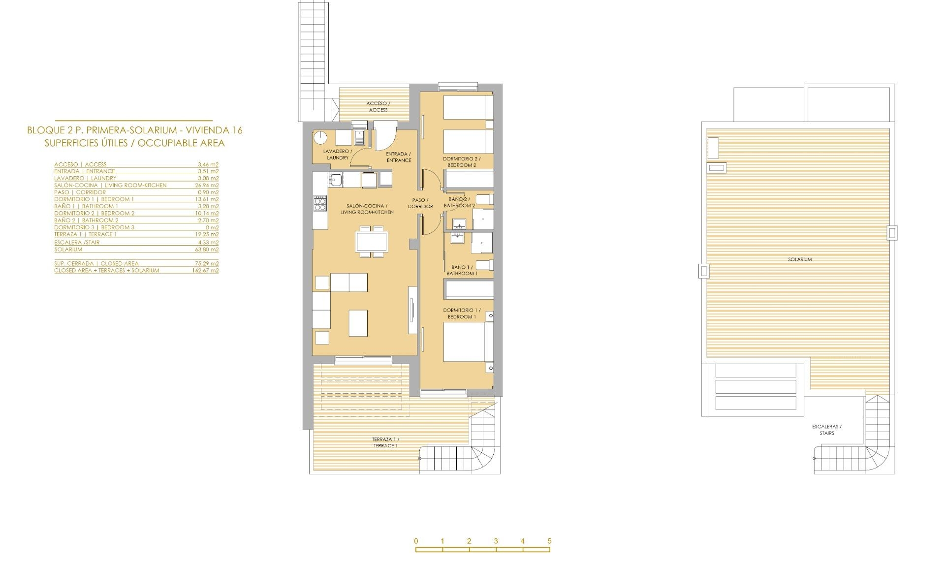 New Build - Top Floor Bungalow -
Orihuela - Vistabella Golf