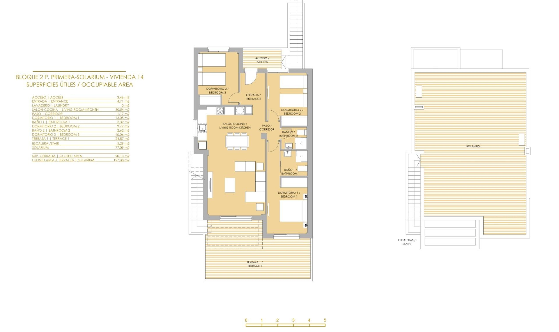 New Build - Top Floor Bungalow -
Orihuela - Vistabella Golf