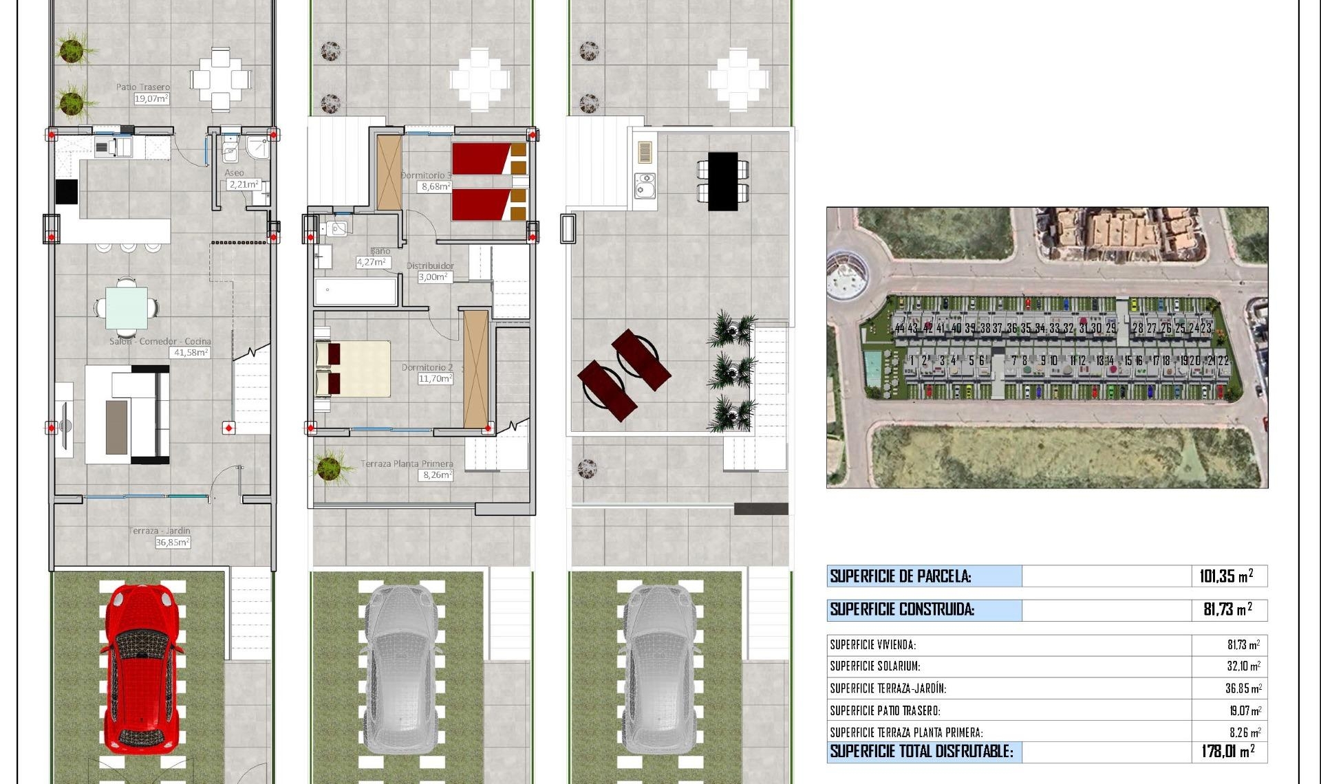 New Build - Town House -
Cox - Sin Zona