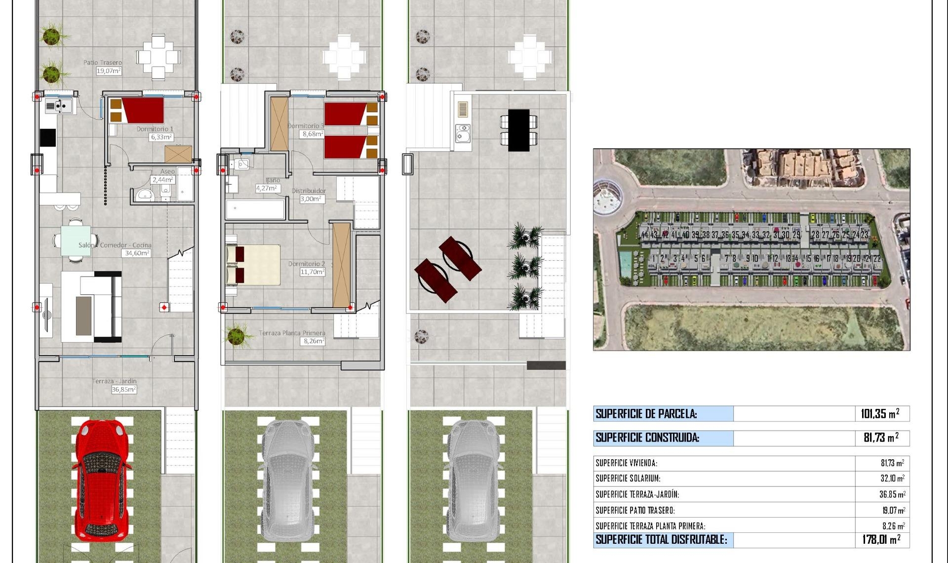 New Build - Town House -
Cox - Sin Zona