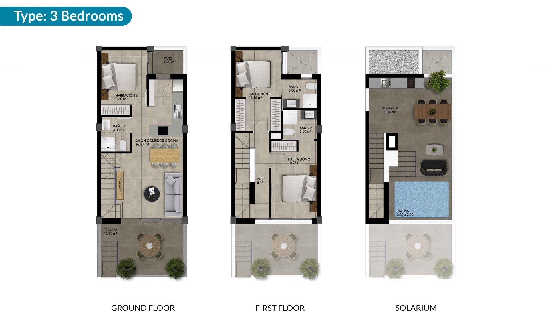New Build - Town House -
Dolores - Sector 2