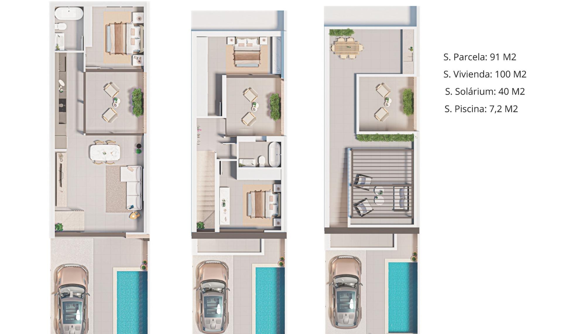 New Build - Town House -
San Pedro del Pinatar - Pueblo