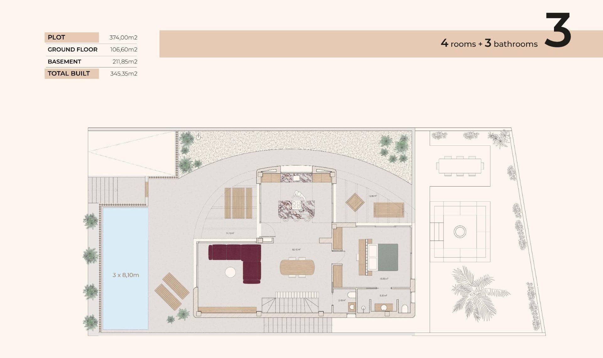 New Build - Villa -
Algorfa - La finca golf
