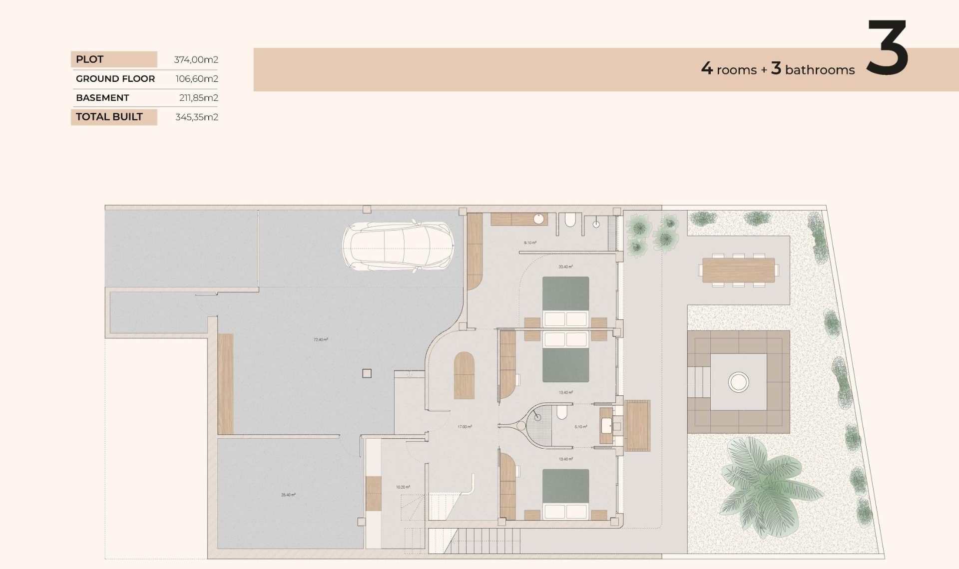 New Build - Villa -
Algorfa - La finca golf