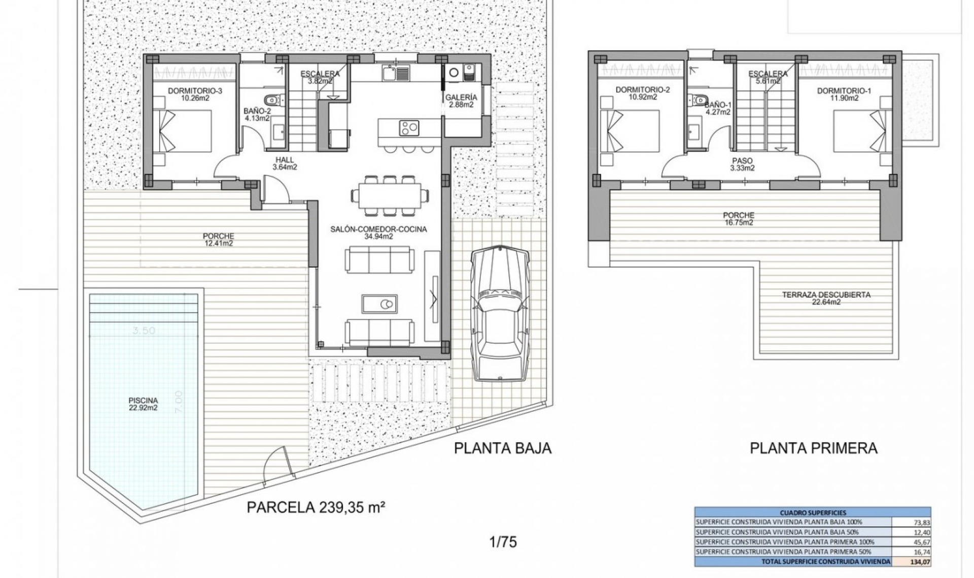 New Build - Villa -
Benijofar - Polideportivo