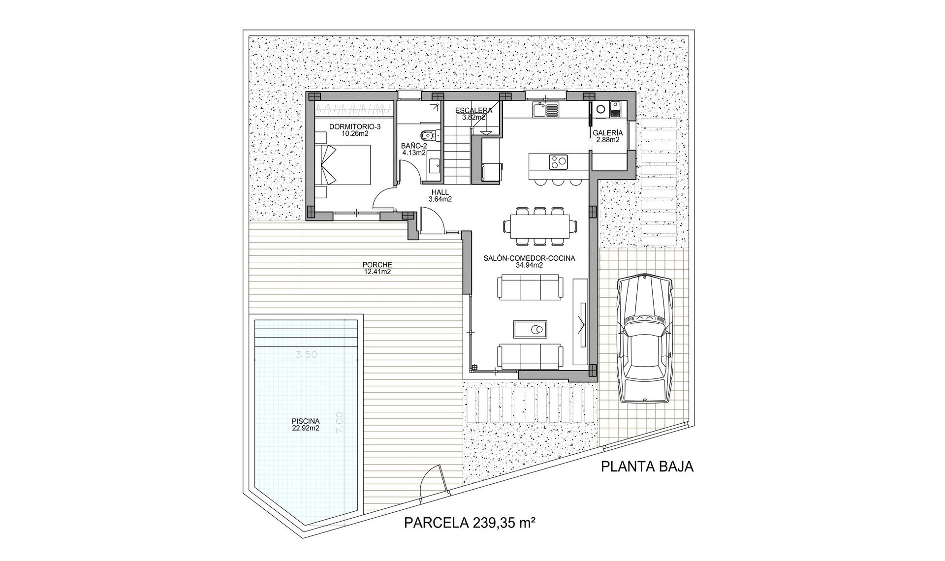 New Build - Villa -
Benijofar - Polideportivo