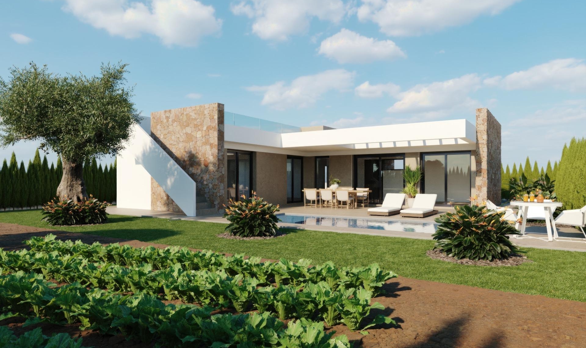 New Build - Villa -
Fuente Álamo - Hacienda del Alamo
