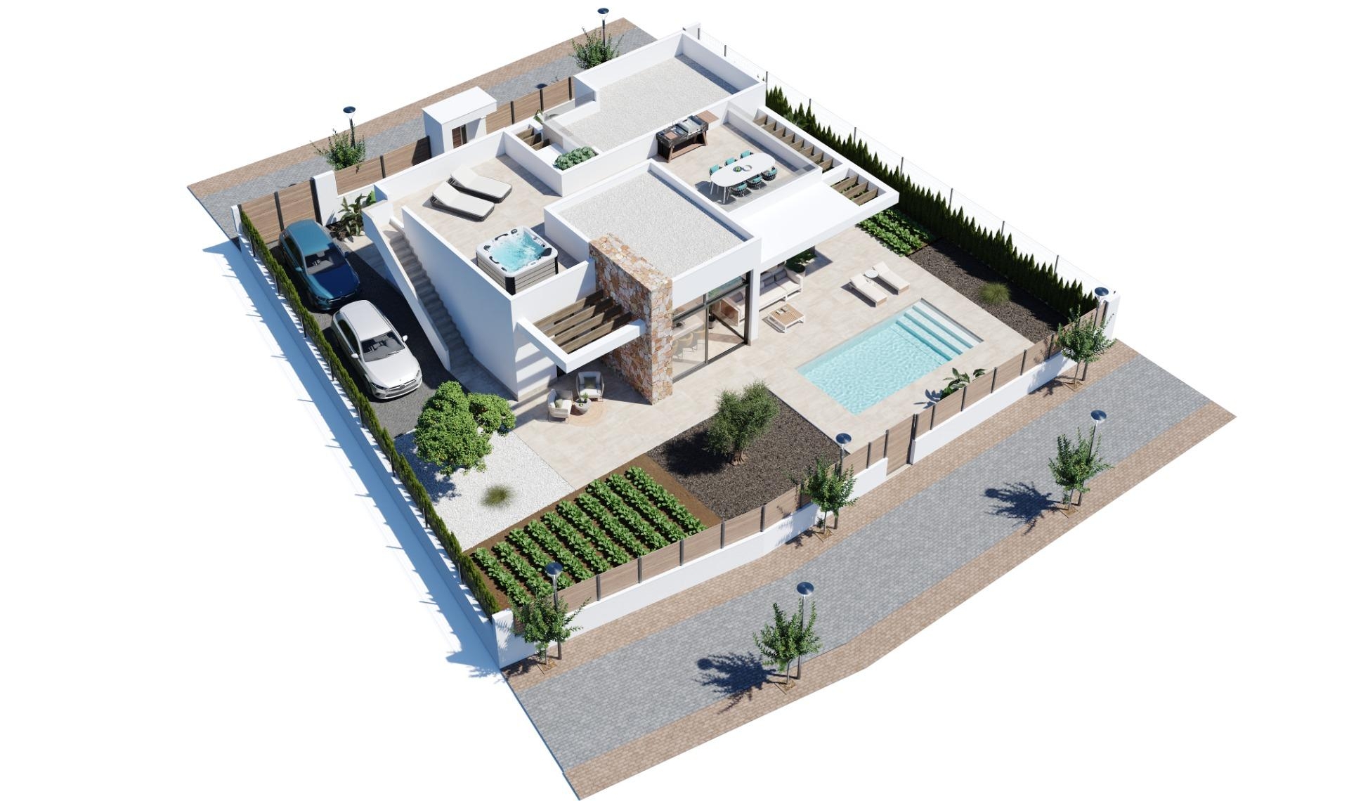 New Build - Villa -
Fuente Álamo - Hacienda del Alamo
