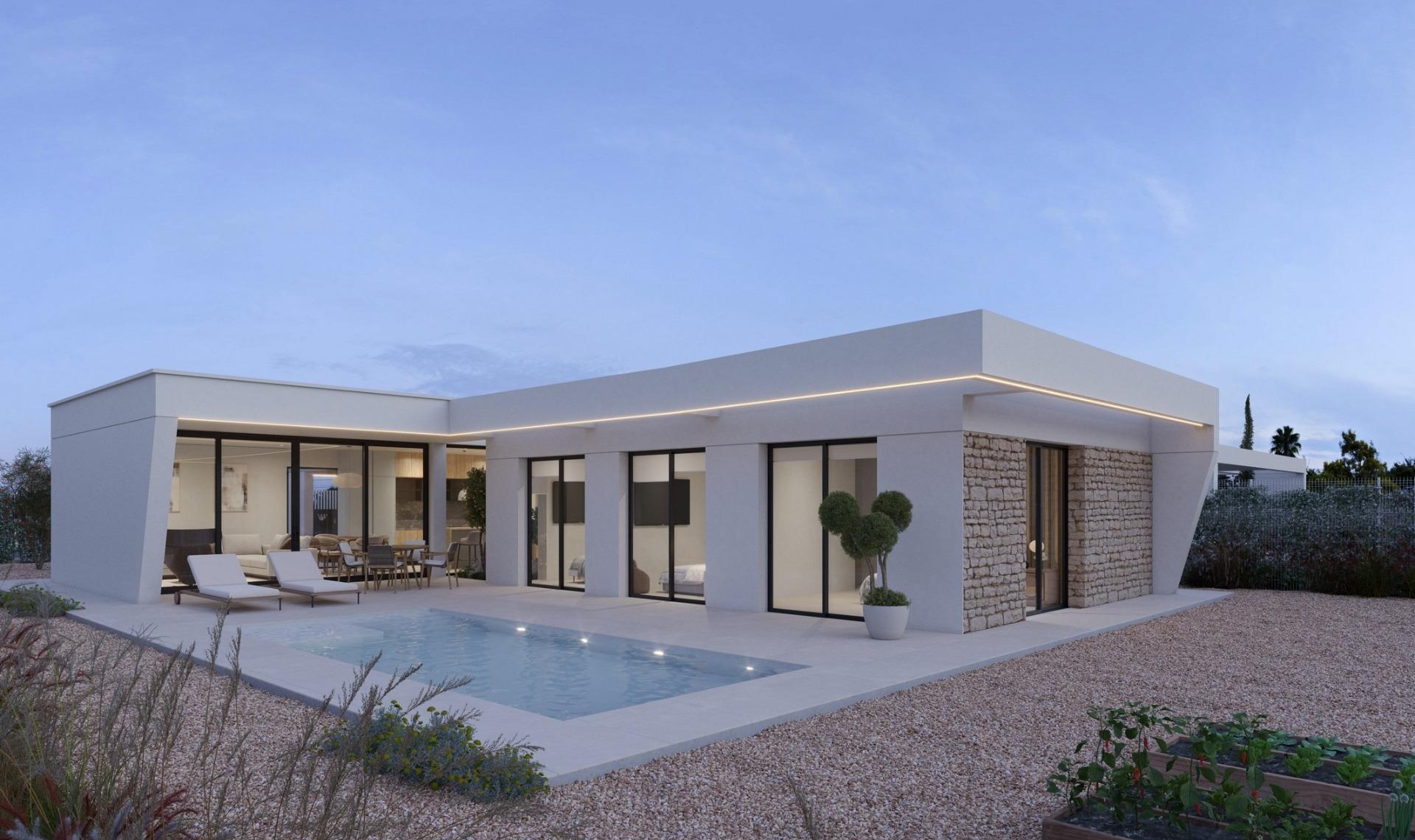 New Build - Villa -
Fuente Álamo - Hacienda del Alamo