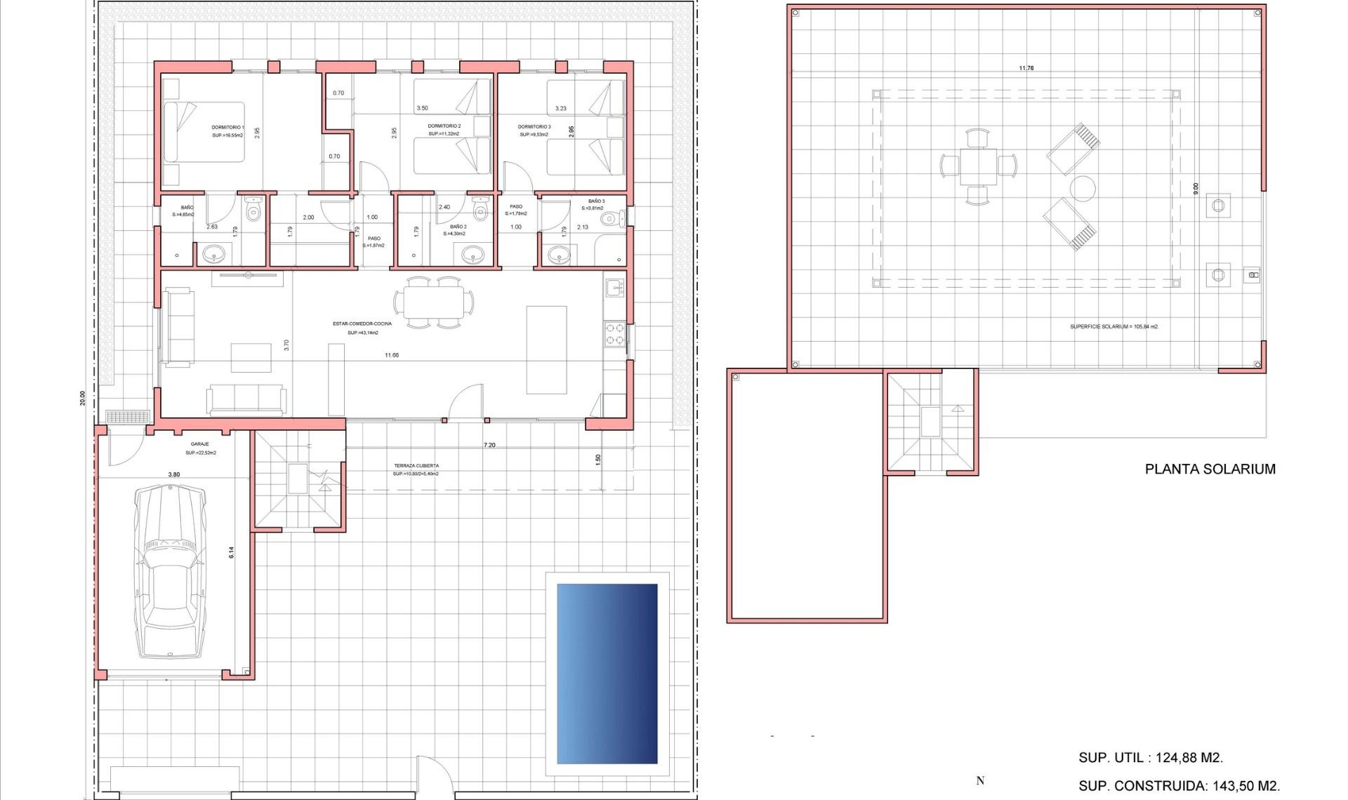 New Build - Villa -
Fuente Álamo - La Pinilla
