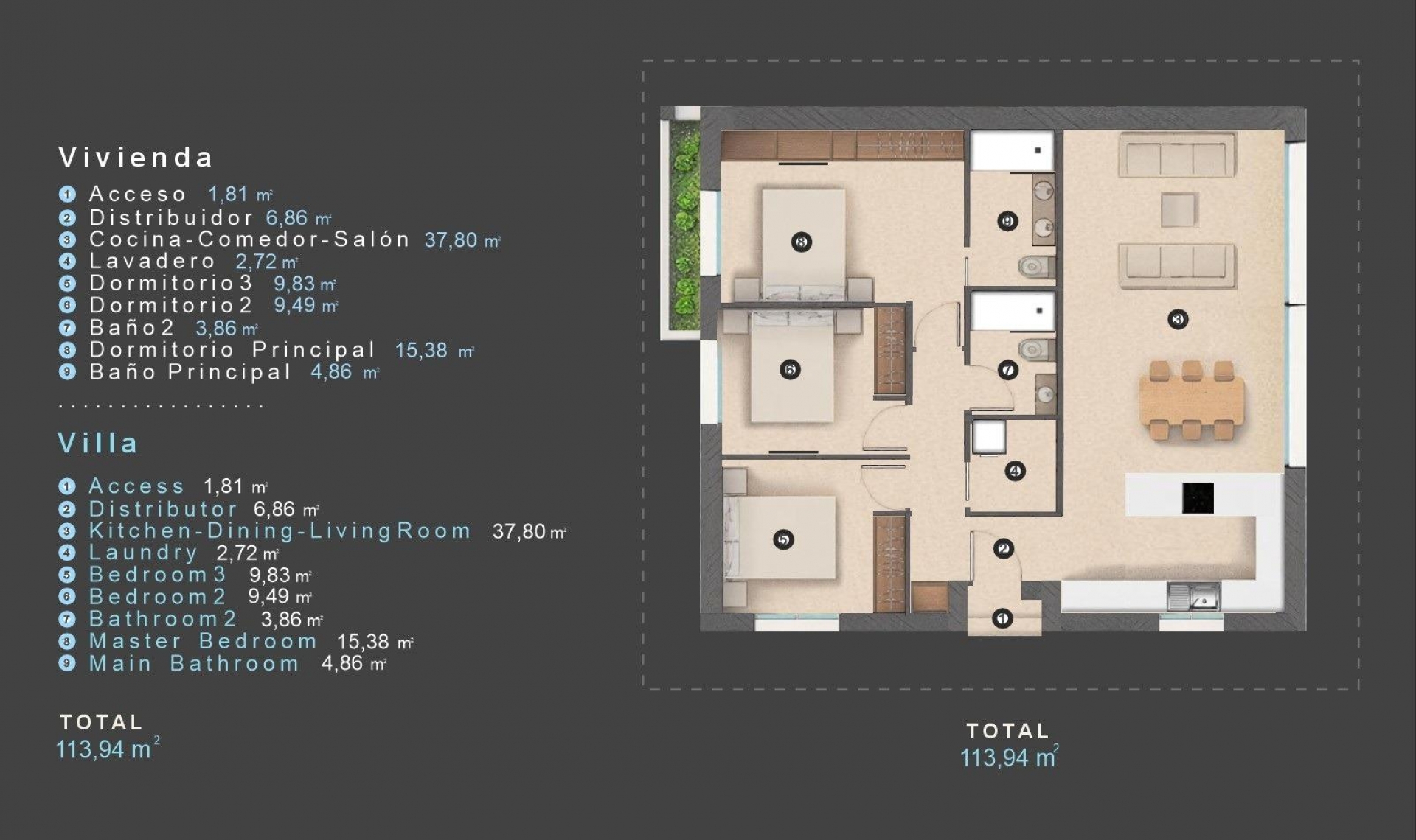 New Build - Villa -
Orihuela Costa - Las Filipinas