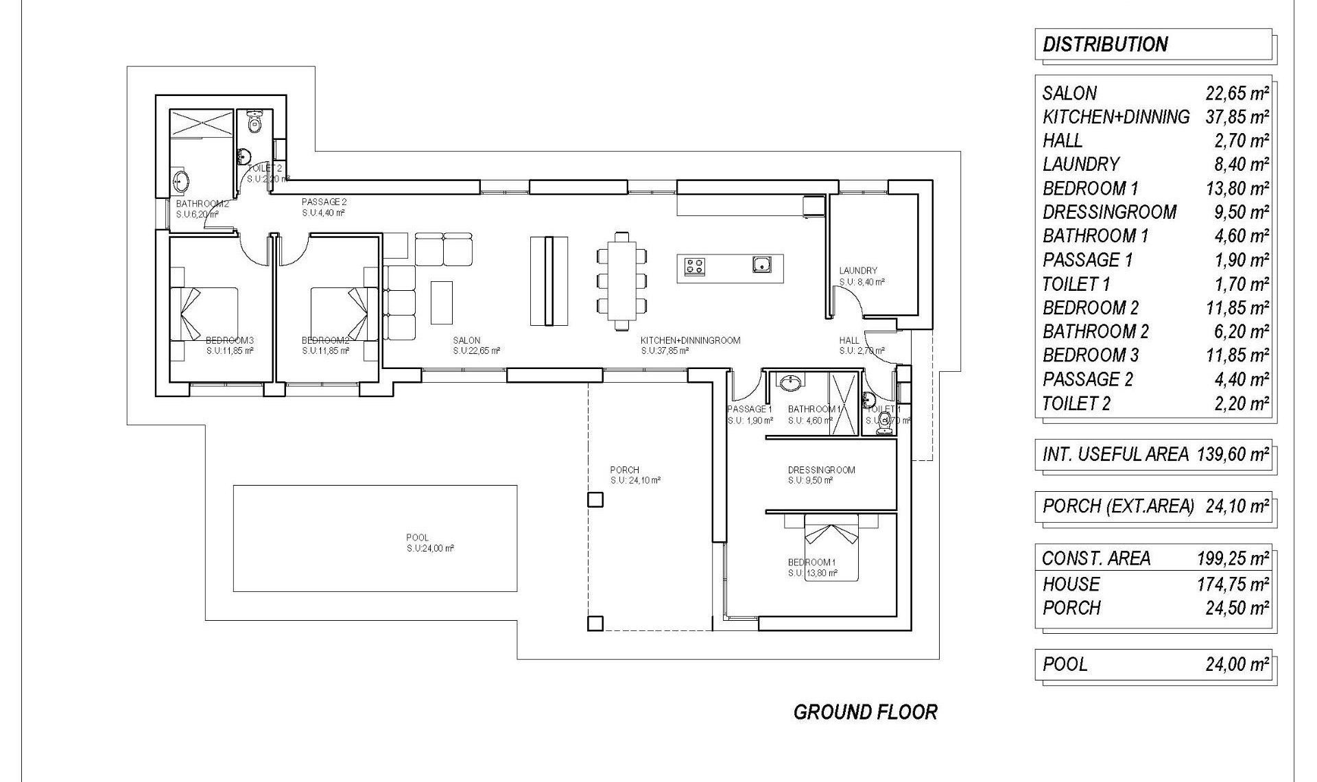 New Build - Villa -
Pinoso - Campo