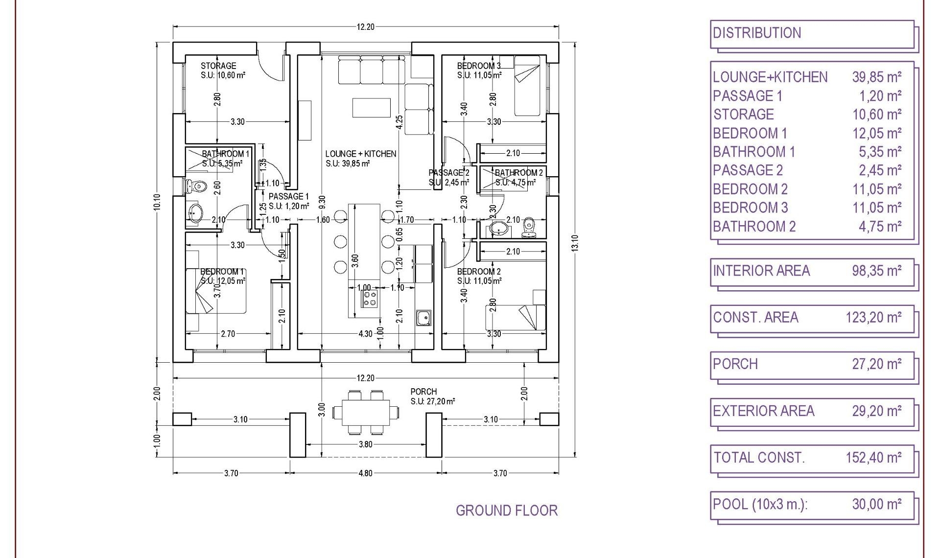 New Build - Villa -
Pinoso - Campo