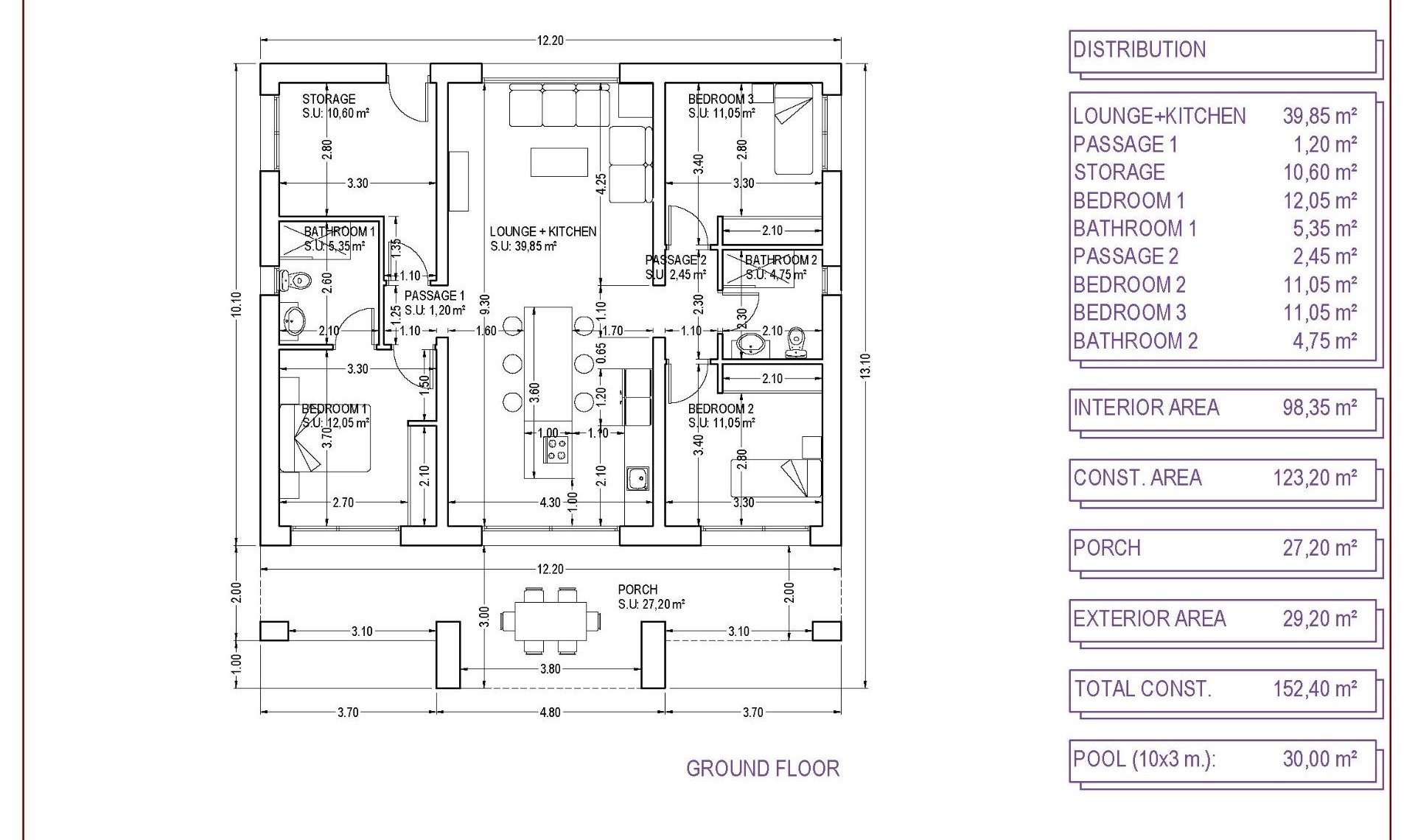 New Build - Villa -
Pinoso - Lel