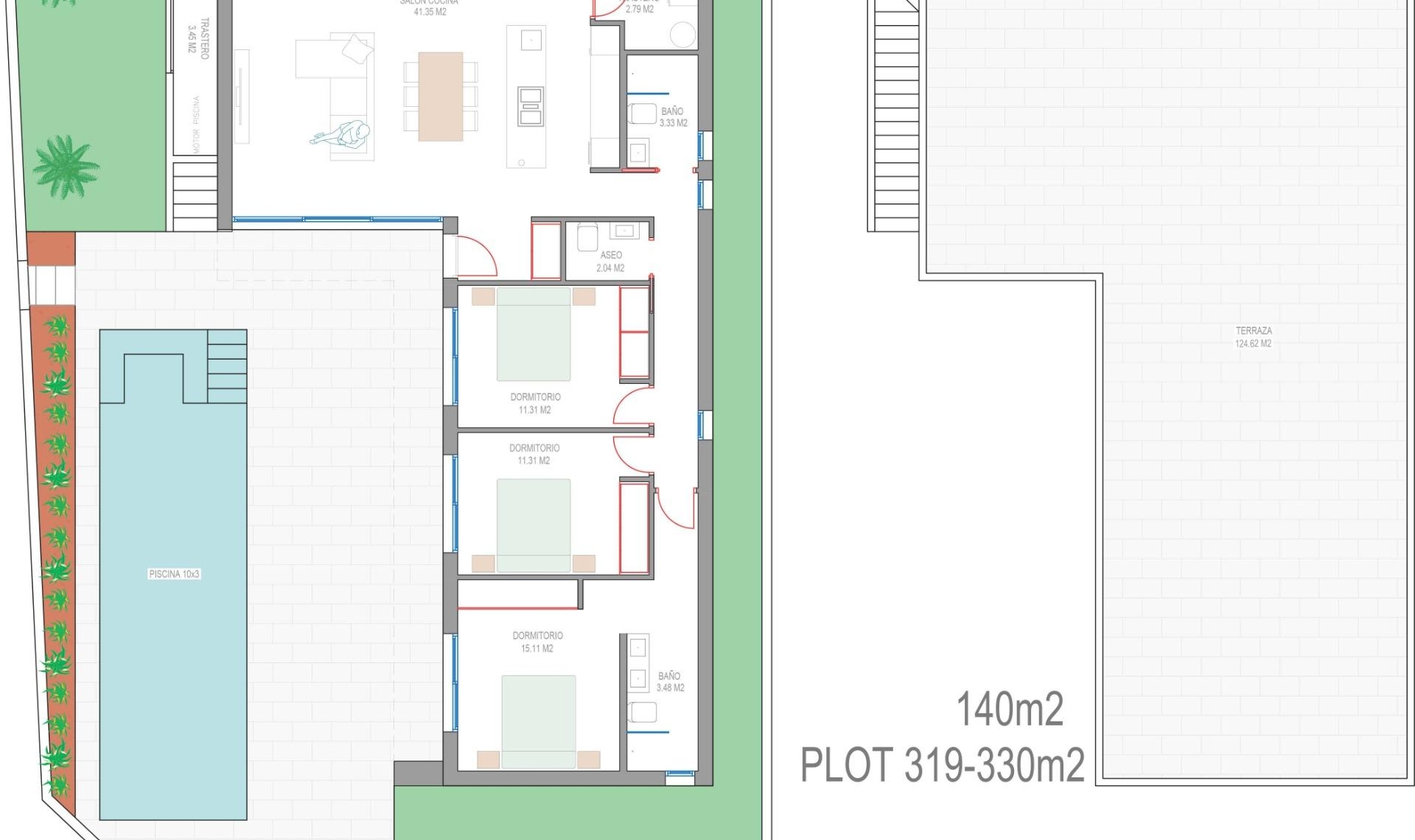 New Build - Villa -
San Javier - Parque del doce
